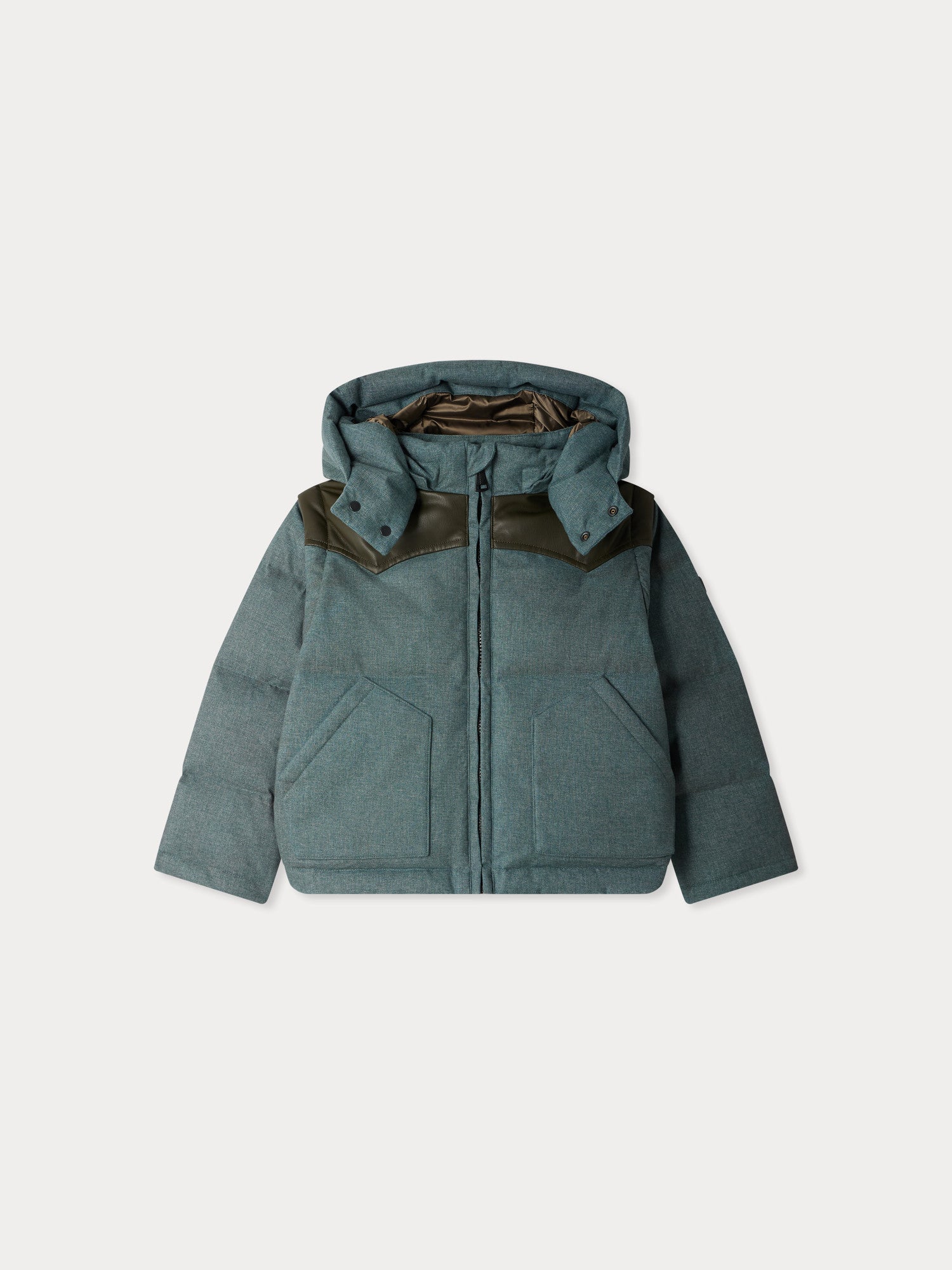 Bonpoint ネイビー ダウン 12A Bozen zipped down jacket • Bonpoint