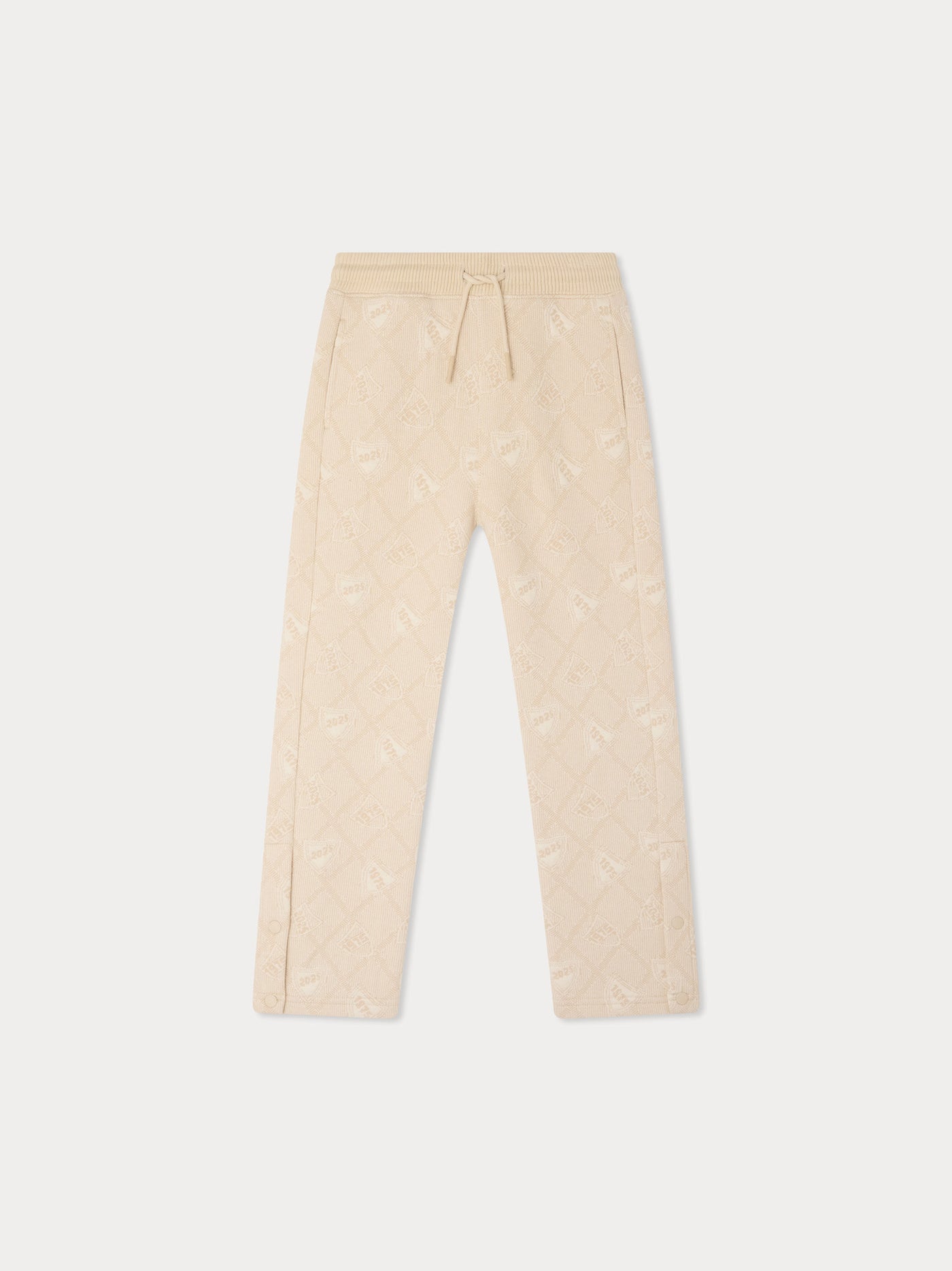Jawen organic cotton jacquard jogging pants