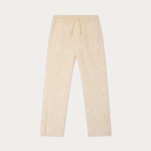 Jawen organic cotton jacquard jogging pants