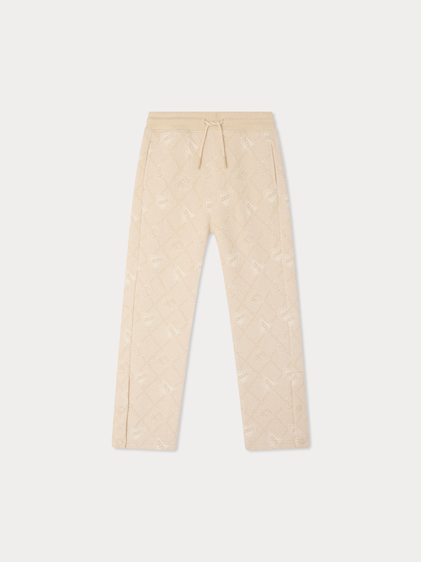 Jawen organic cotton jacquard jogging pants