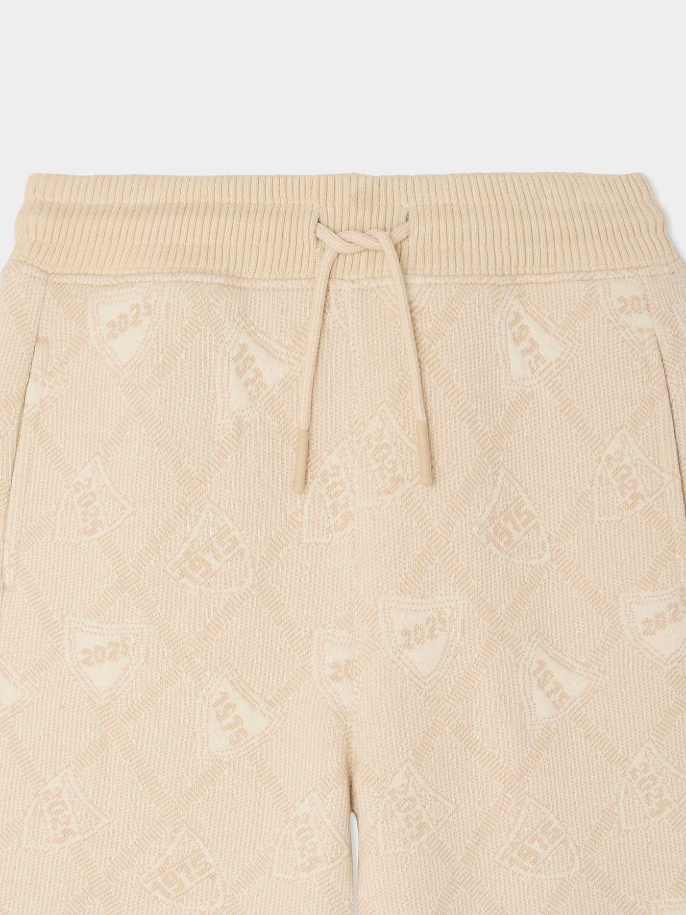 Jawen organic cotton jacquard jogging pants