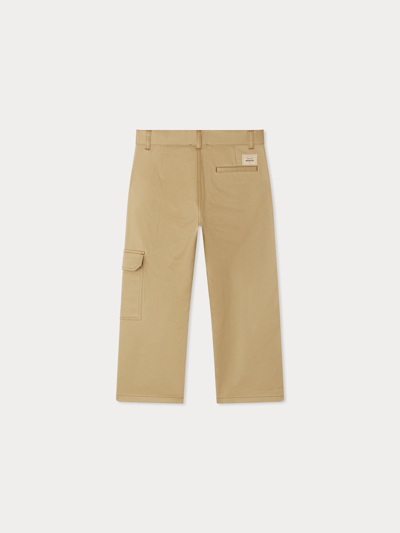 Jeremy pants with knee patch in organic cotton