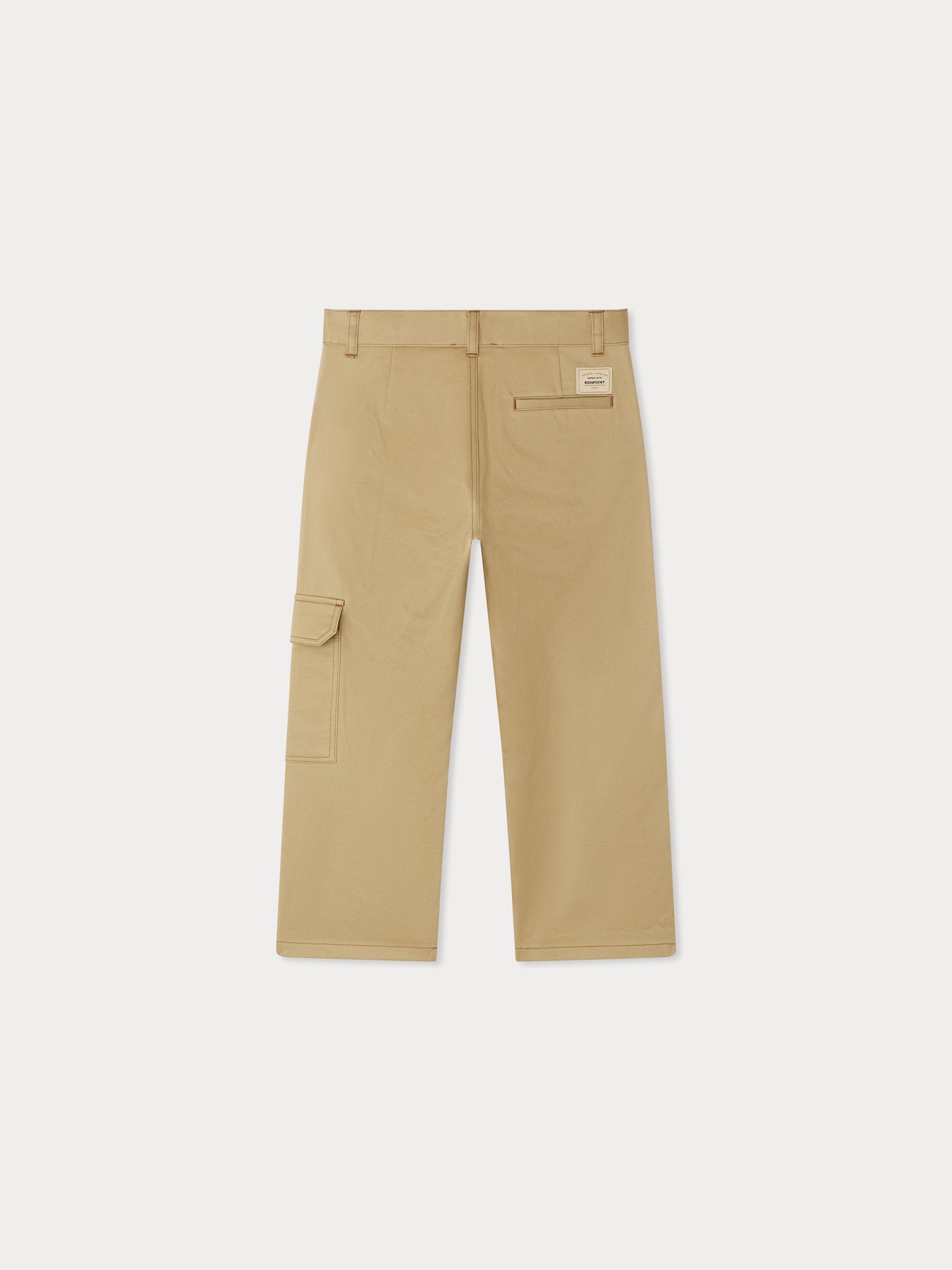 Jeremy pants with knee patch in organic cotton