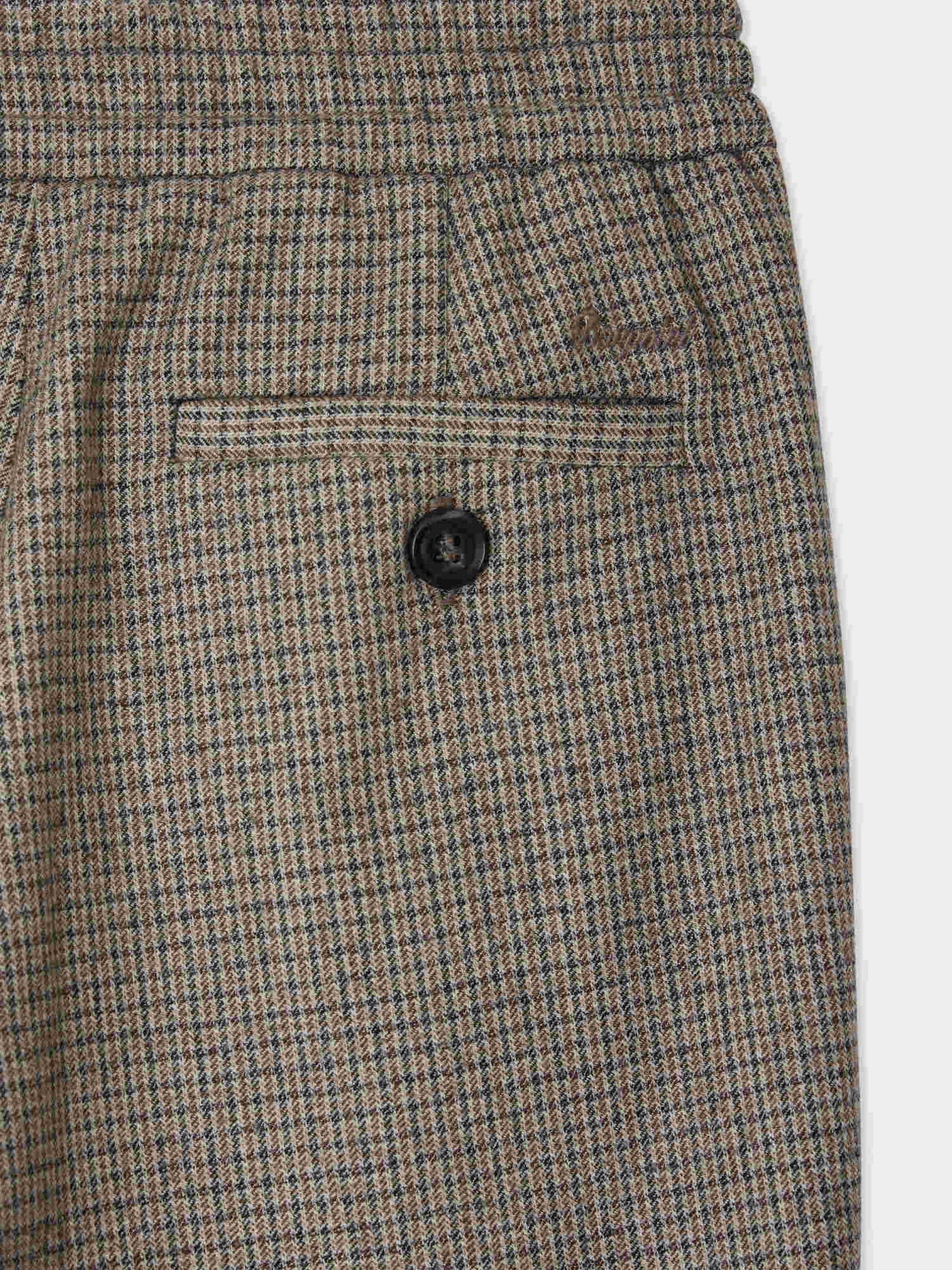 Jones elasticated waistband trousers in fancy flannel