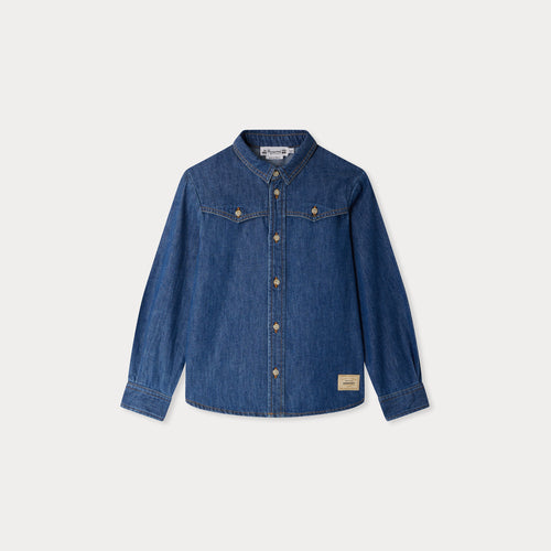 Jared Western Denim Cutout Shirt