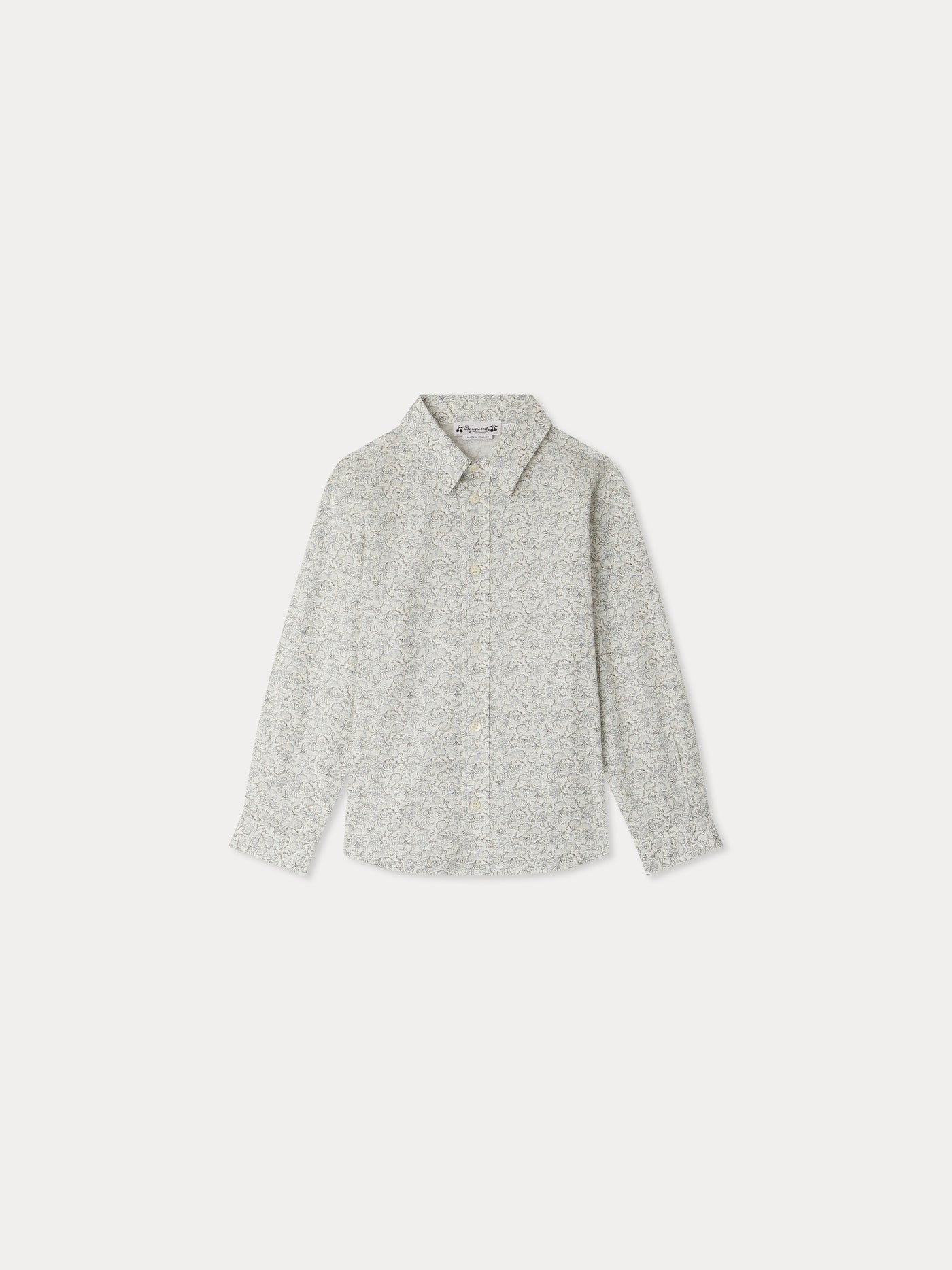 Daho printed shirt in organic cotton poplin