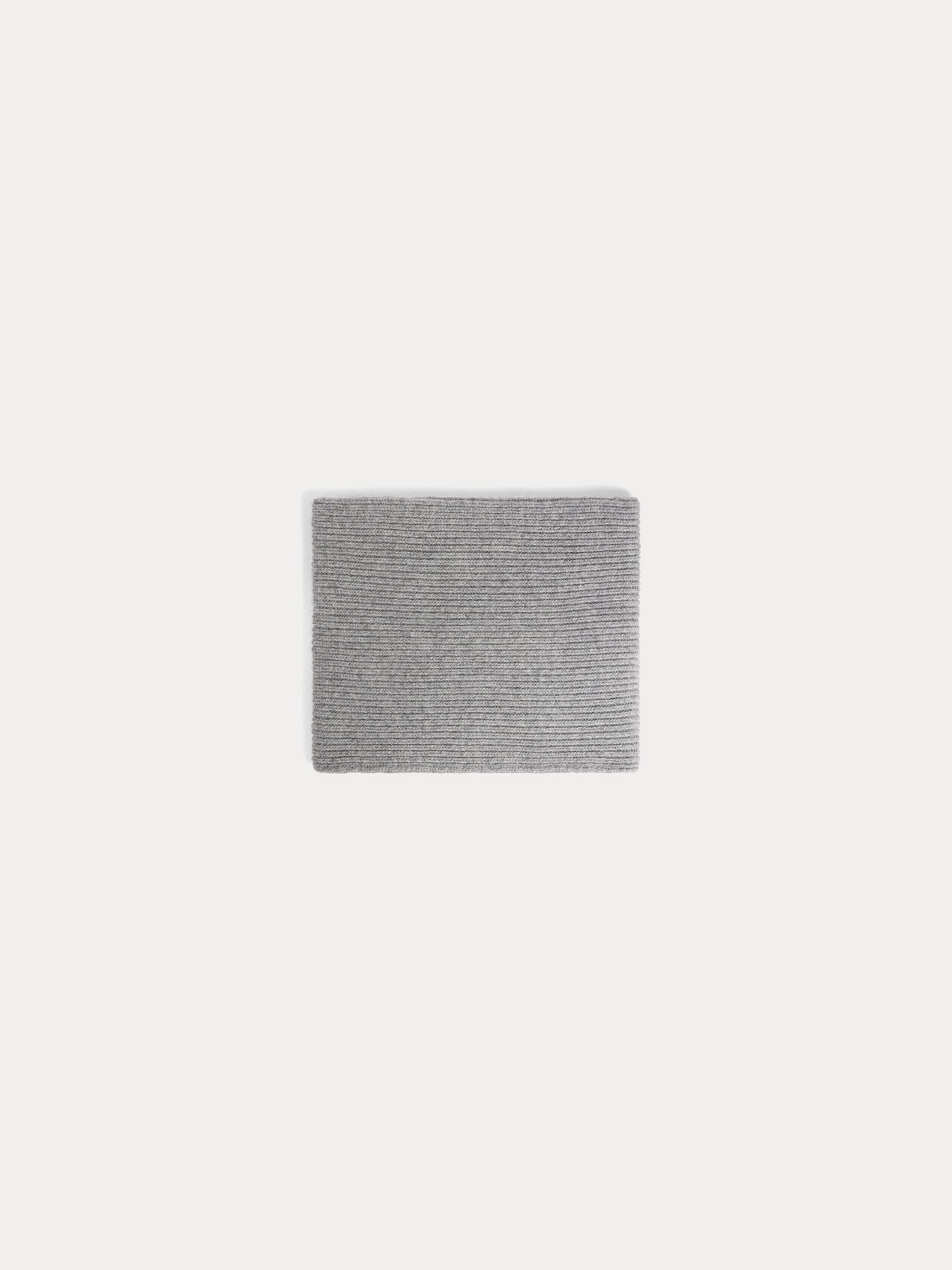 Tatodine double-layered gray cashmere snood