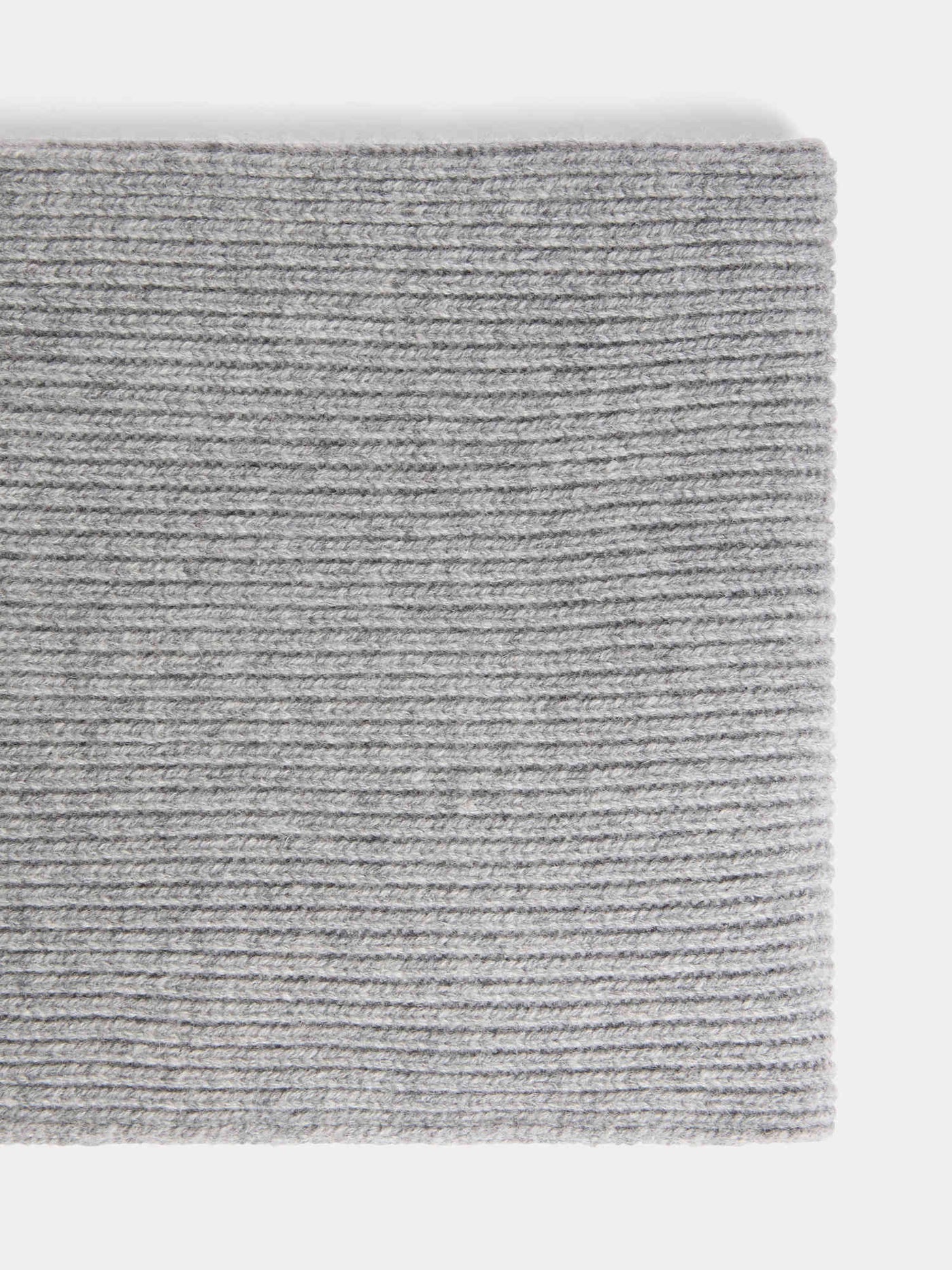 Tatodine double-layered gray cashmere snood