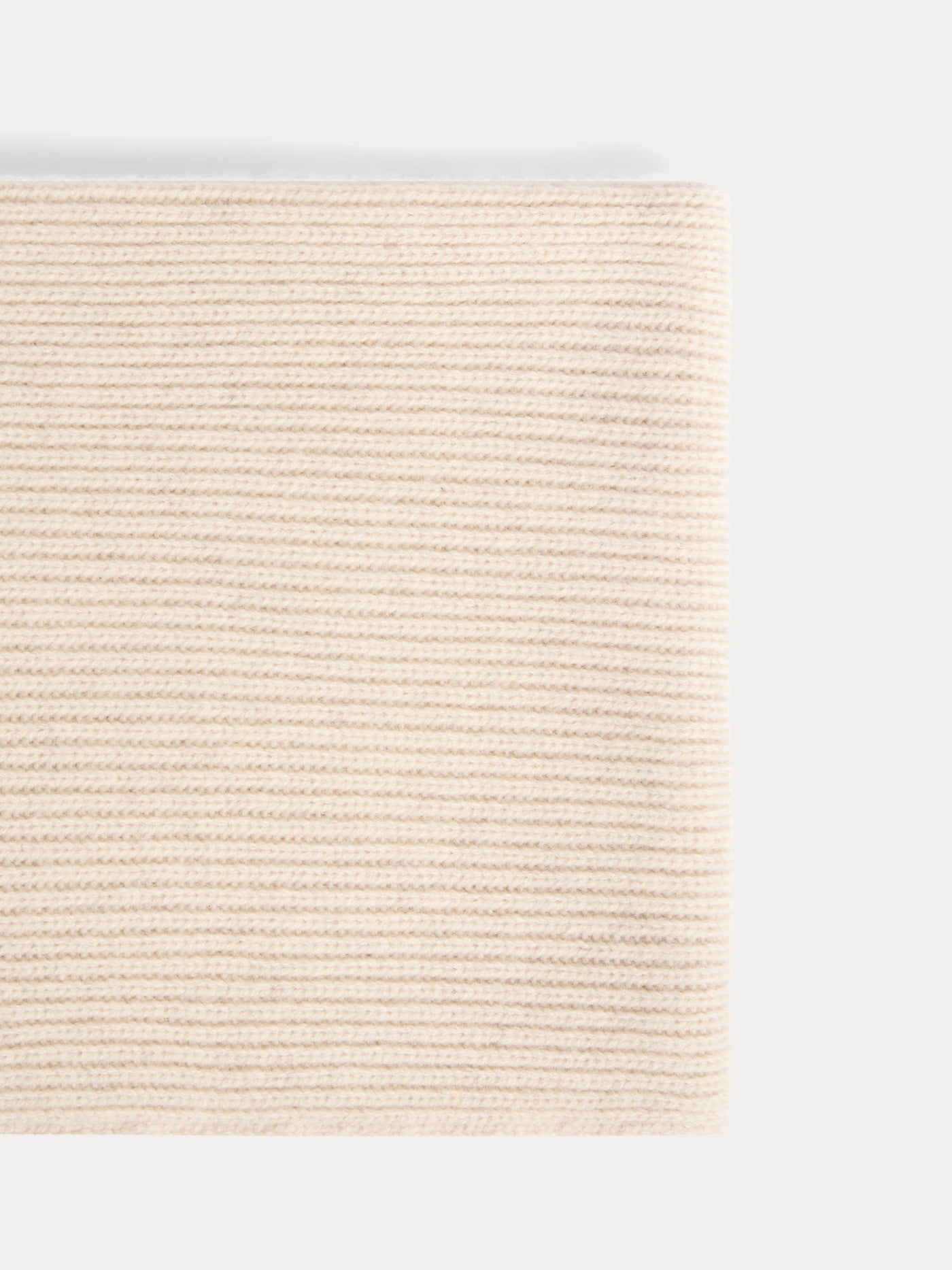 Tatodine double-layered beige cashmere snood