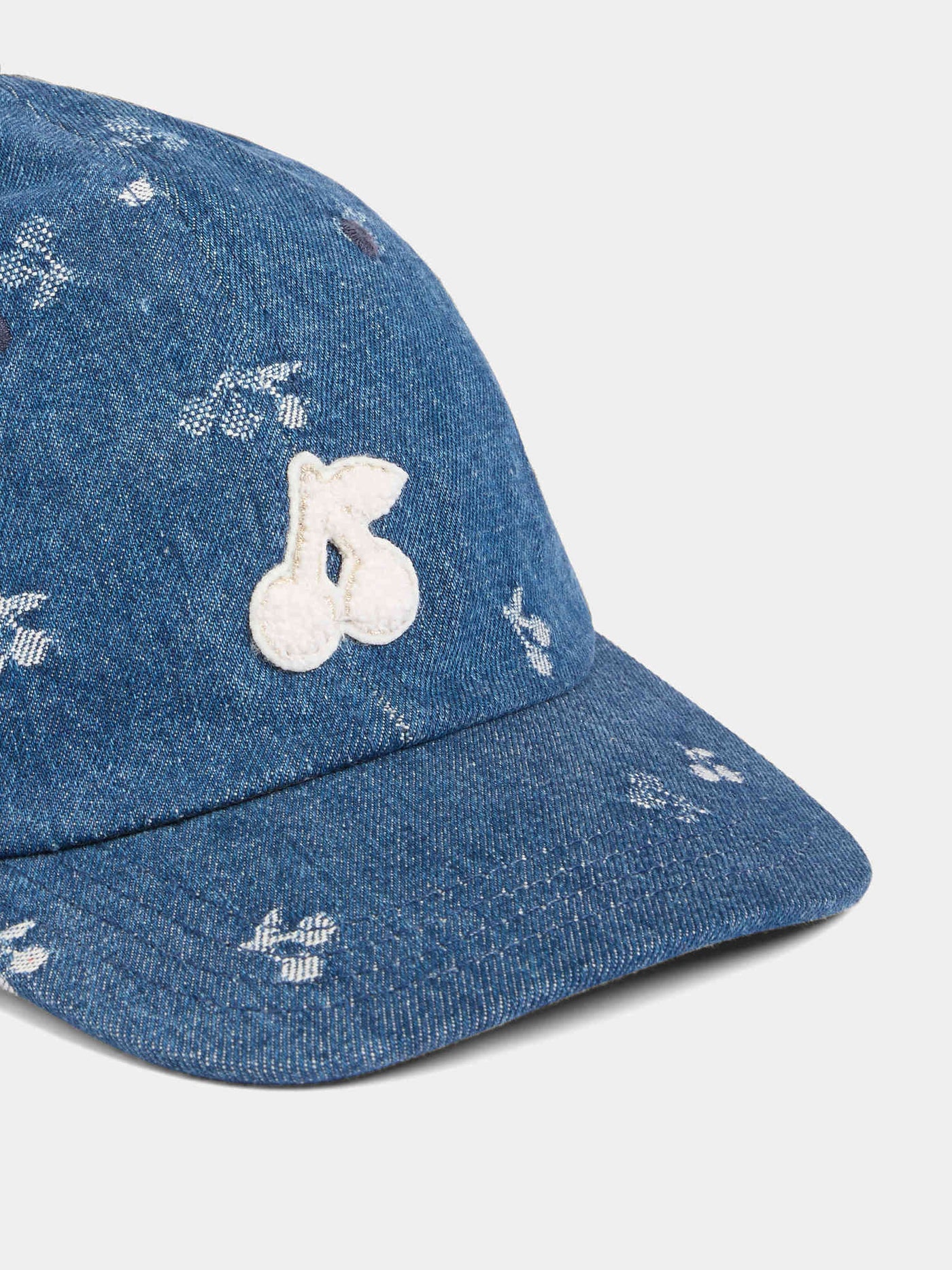 Arnold denim cap with cherries