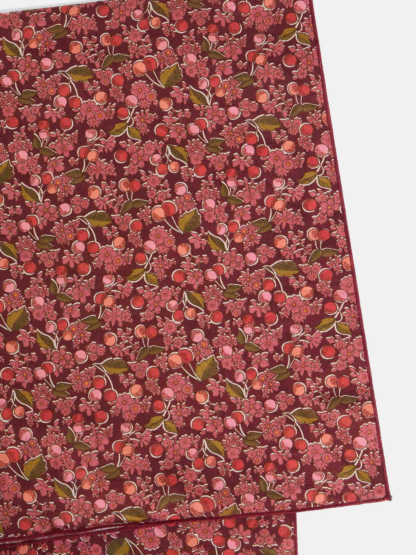 Cayati scarf in Liberty fabric in red organic cotton