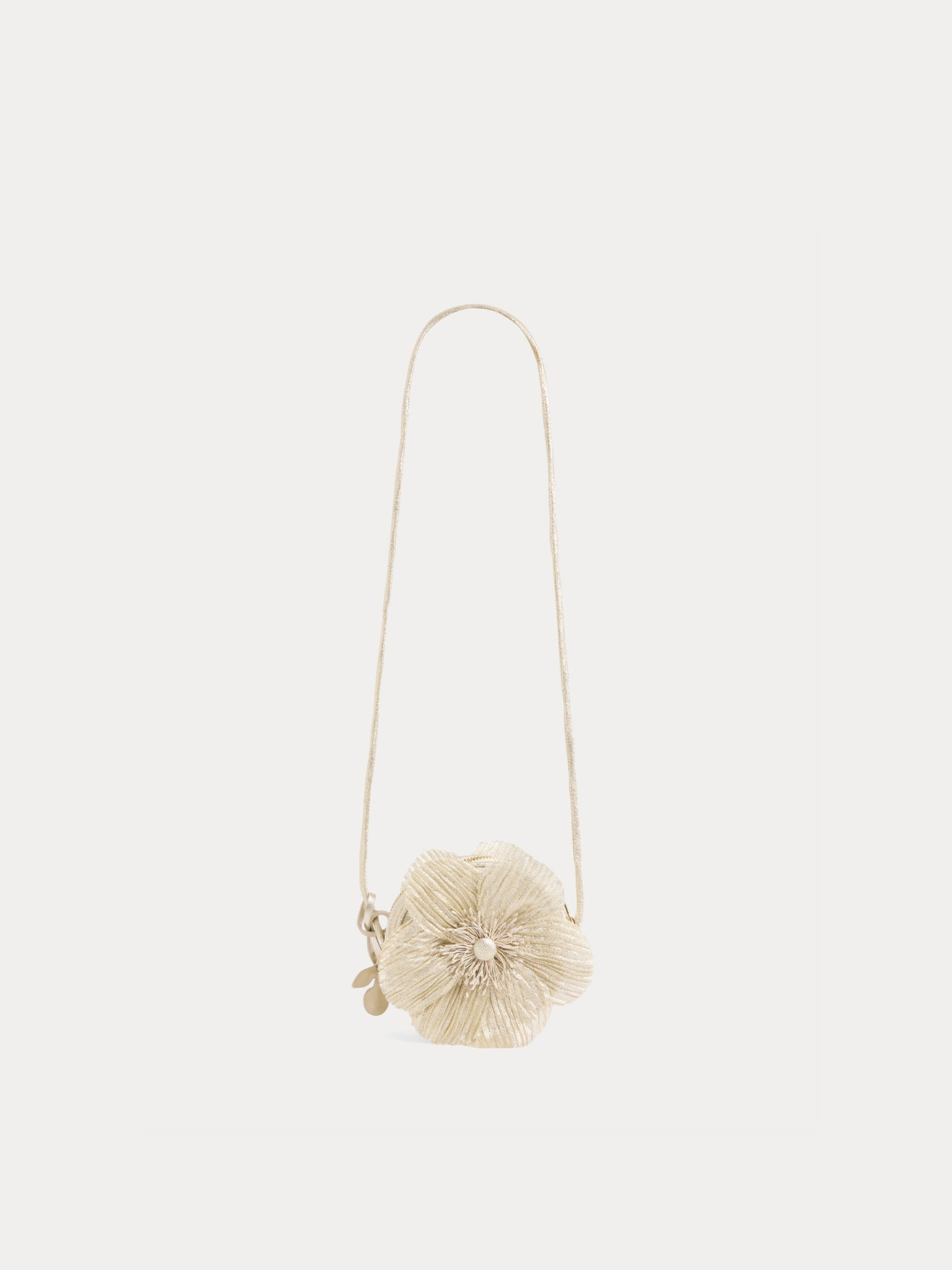 Jordan bag in gold lamé fabric
