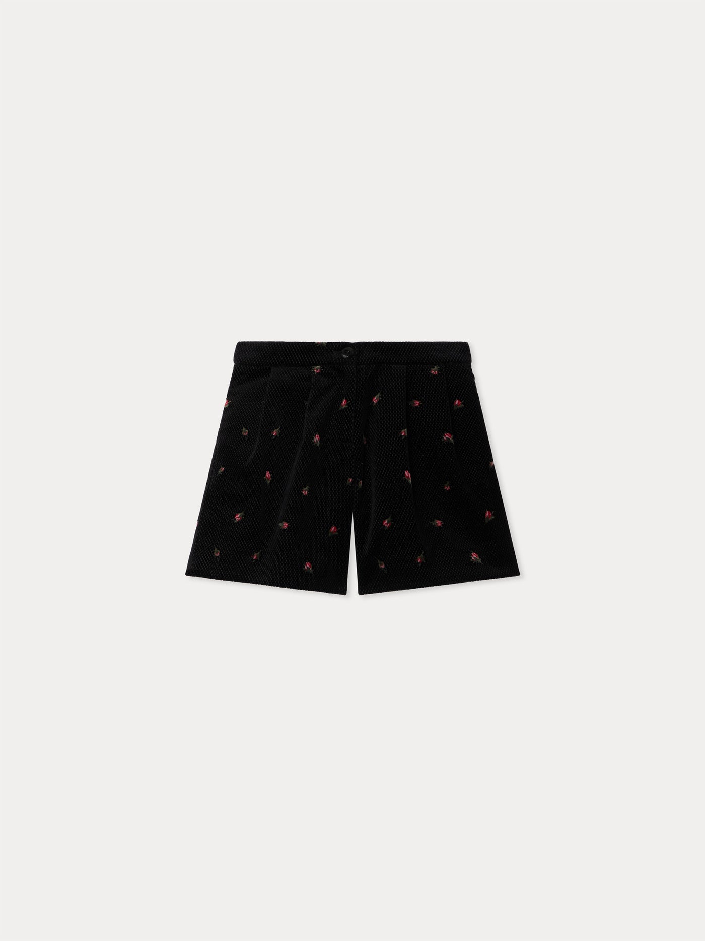 Jua shorts in printed velvet
