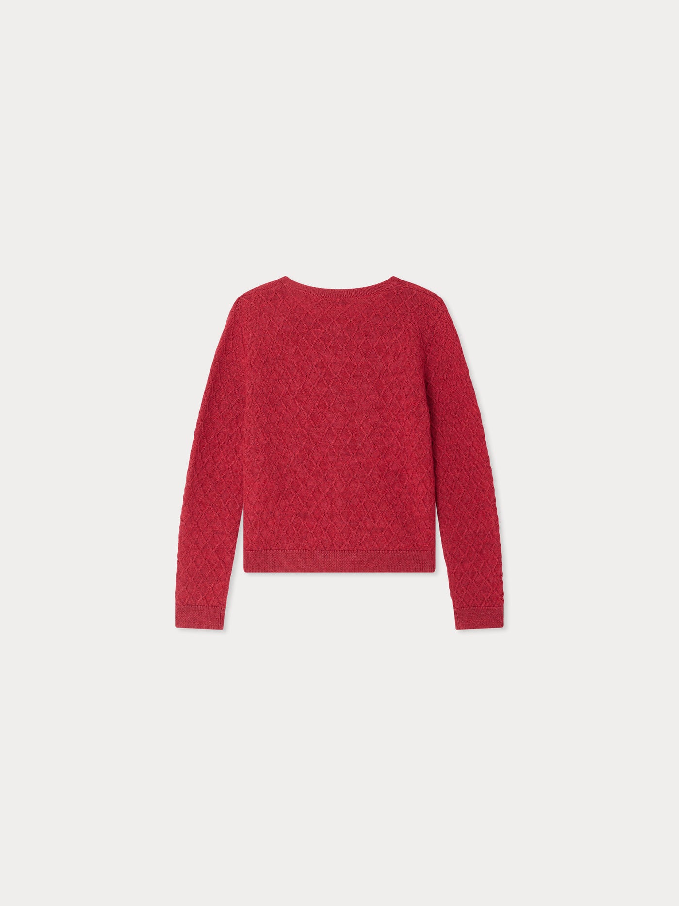 Garancie cardigan with fancy stitch