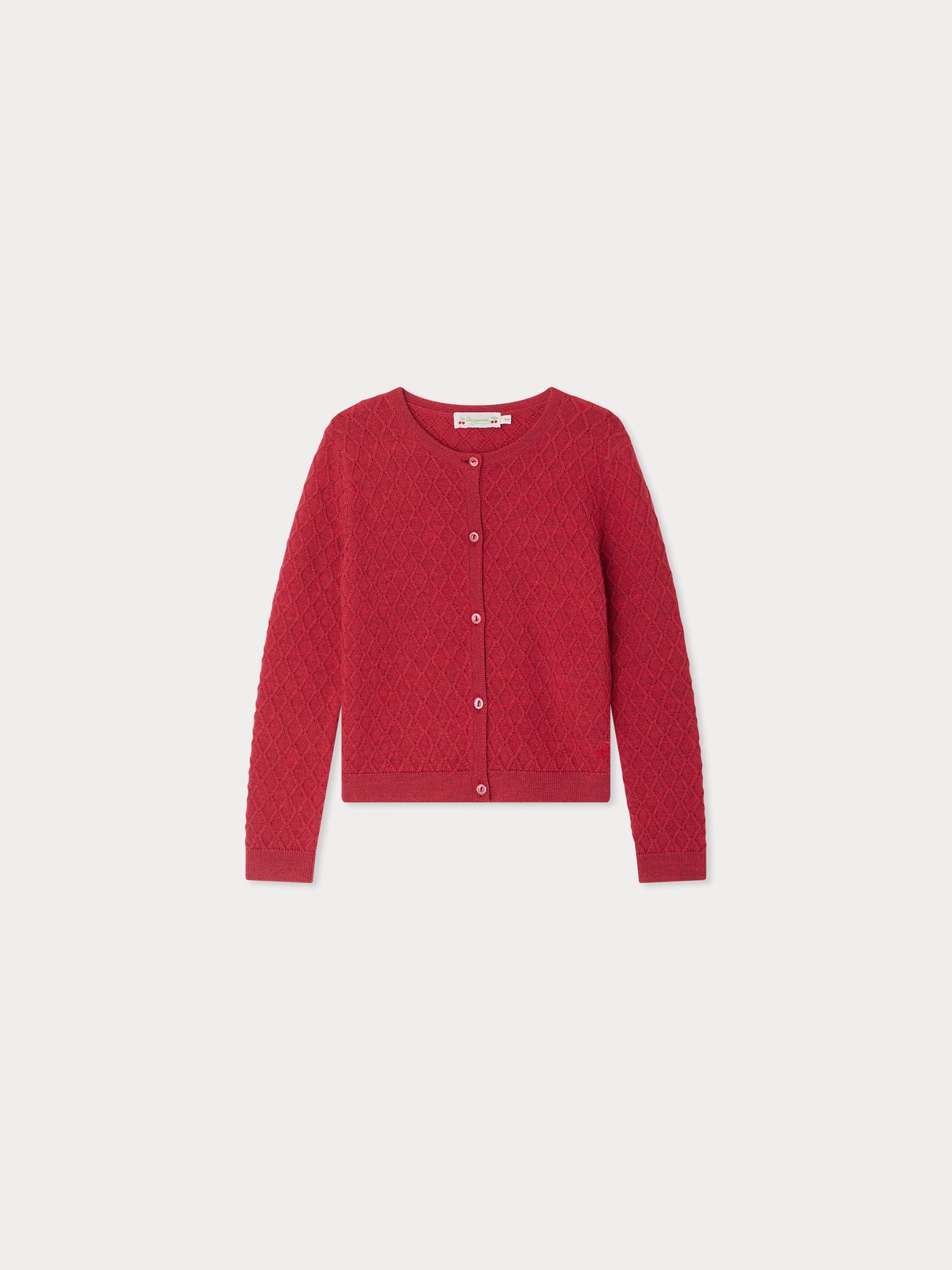 Garancie cardigan with fancy stitch