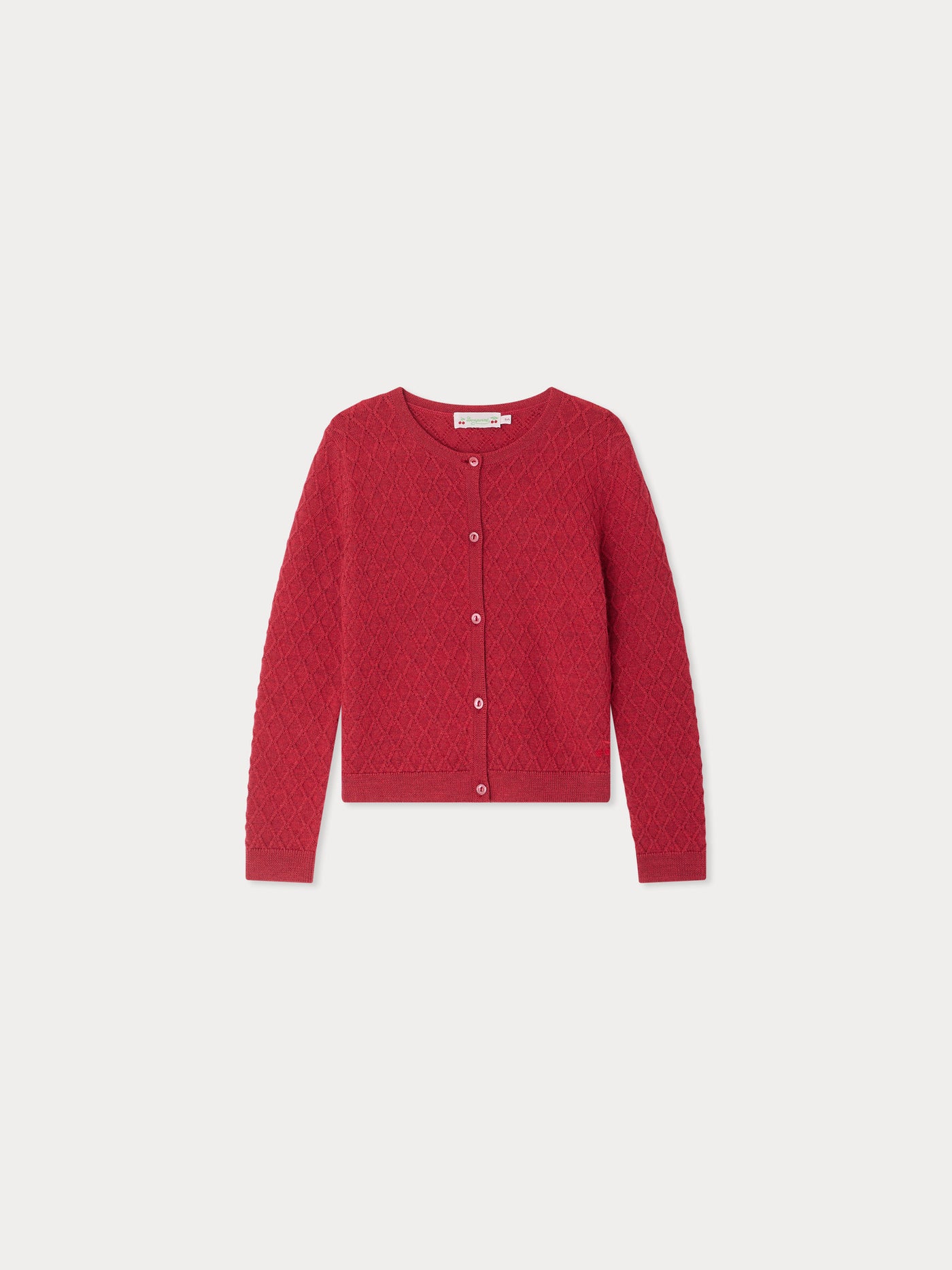Garancie cardigan with fancy stitch