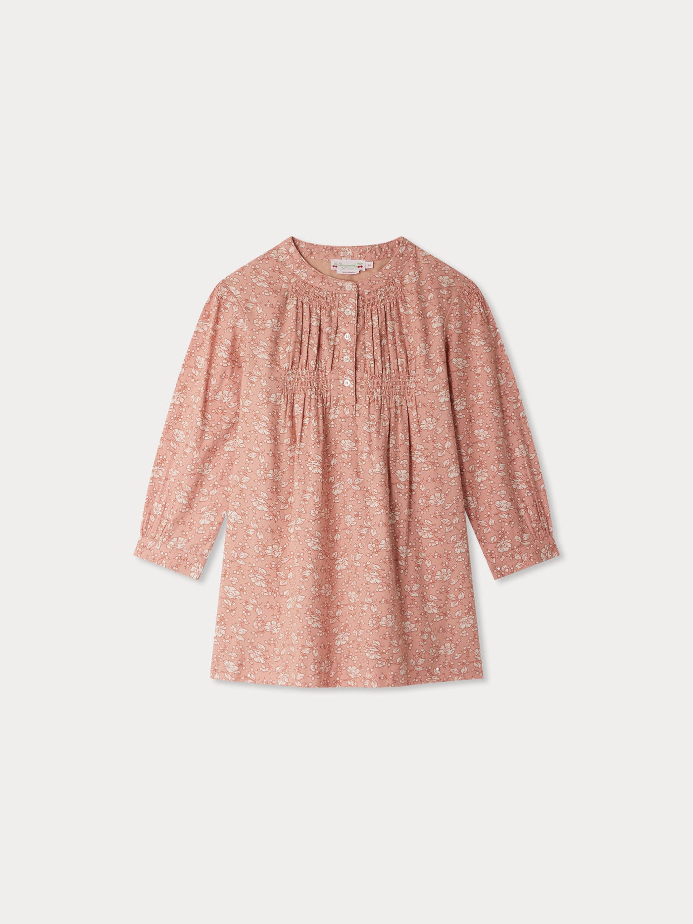 Tania dress with floral print in organic cotton