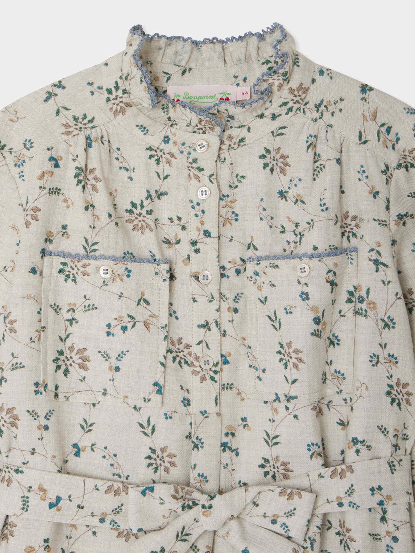 Tiphany dress with contrasting croquets