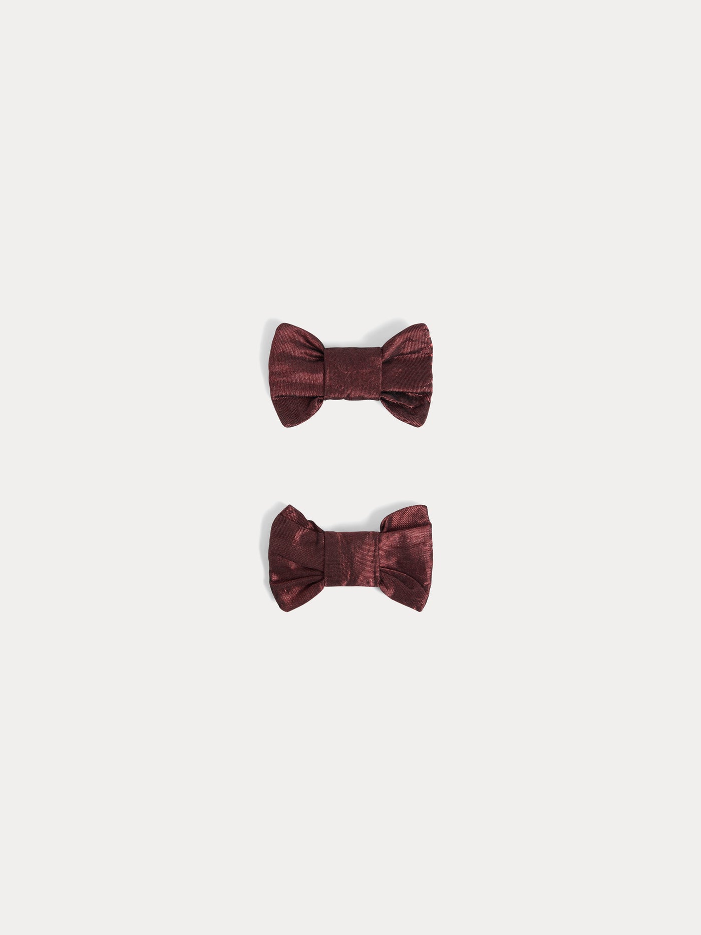 Miniclic silk barrette