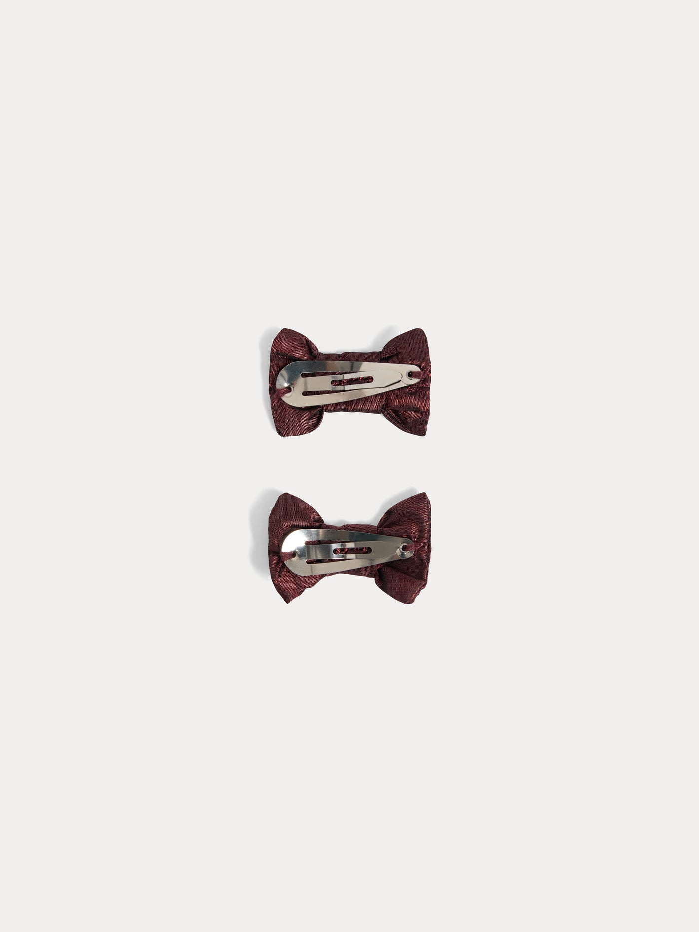 Miniclic silk barrette