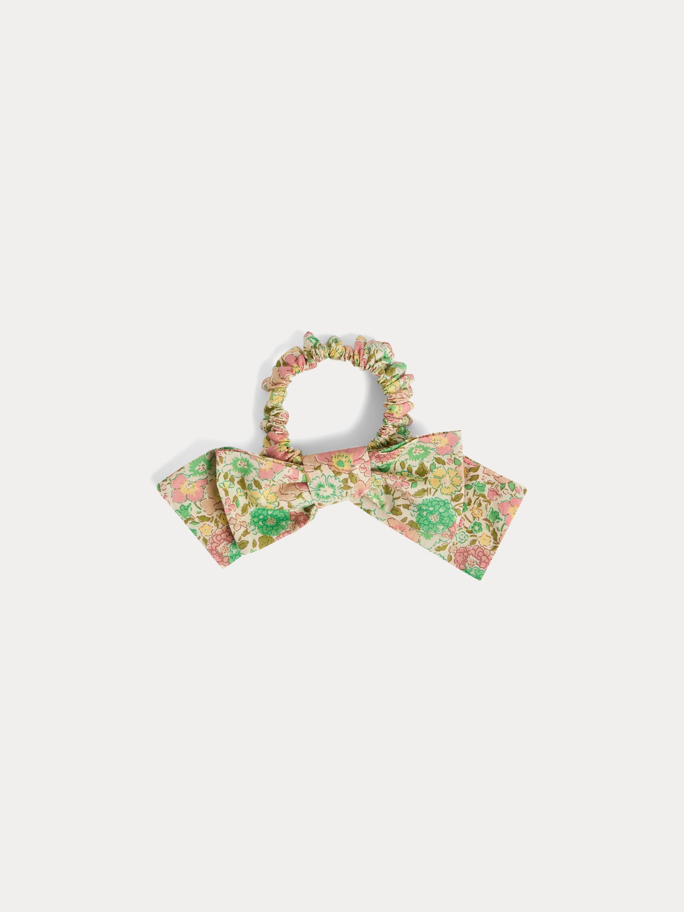 Jeani scrunchie in pink Liberty fabric