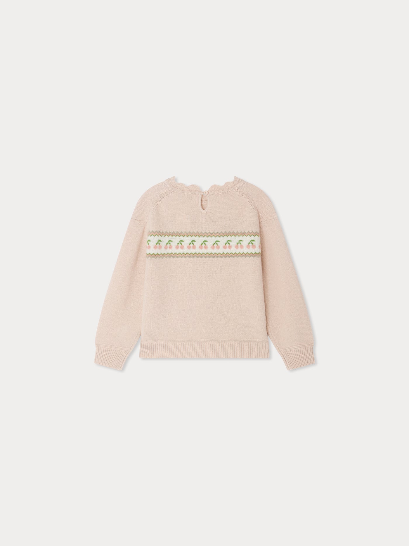 Judith wool jacquard crewneck sweater