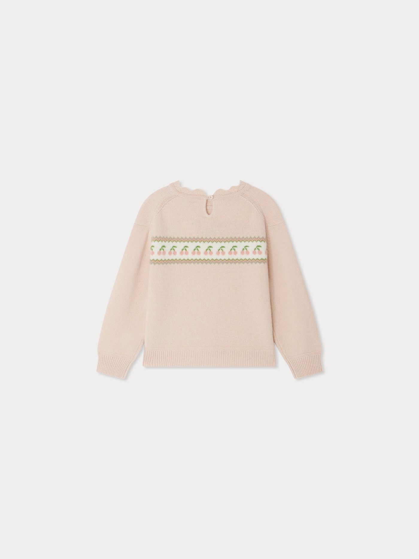 Judith wool jacquard crewneck sweater