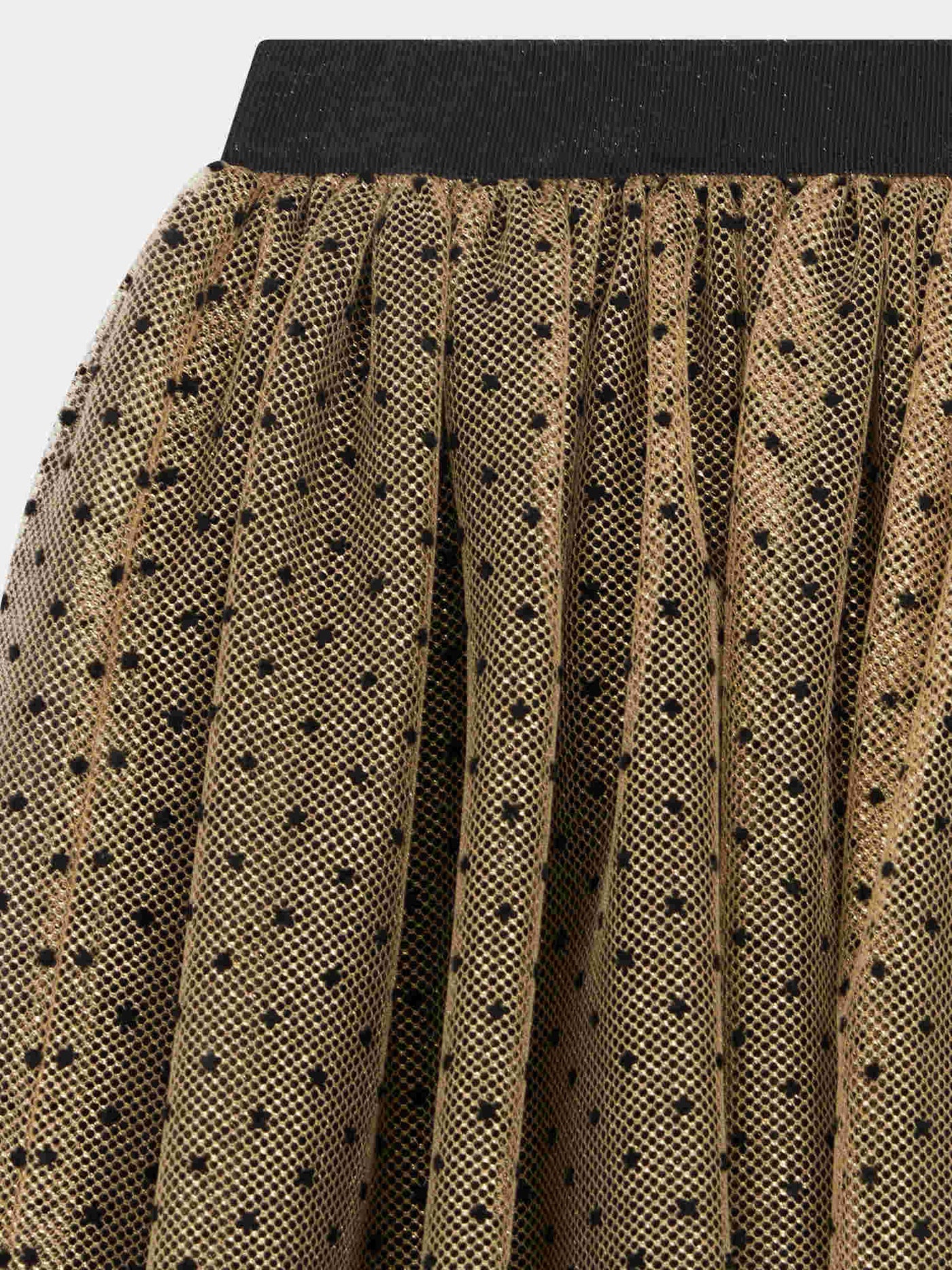 Panice long skirt with polka dot print