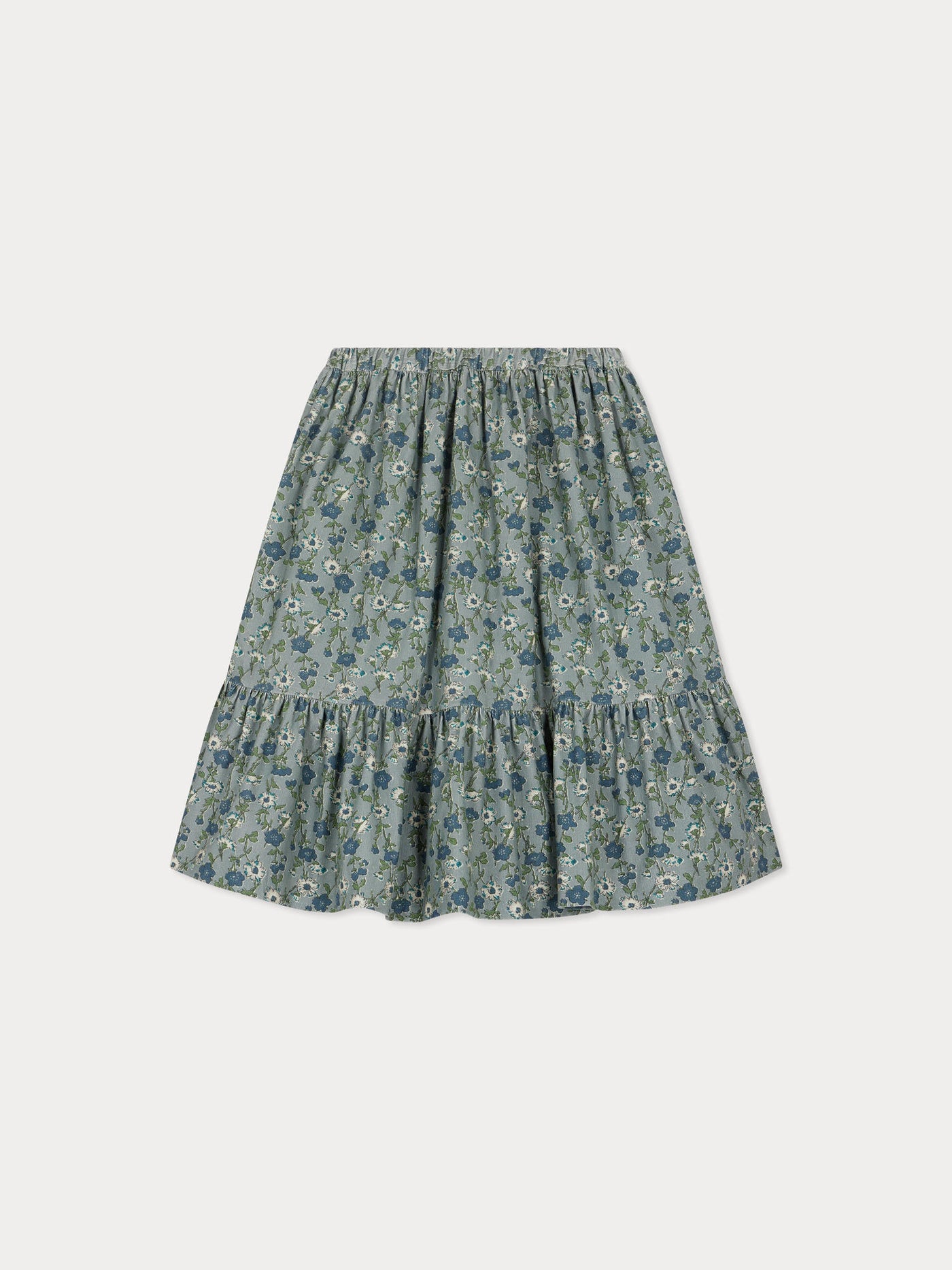 Daisy skirt with elasticated waist in Liberty fabric velvet