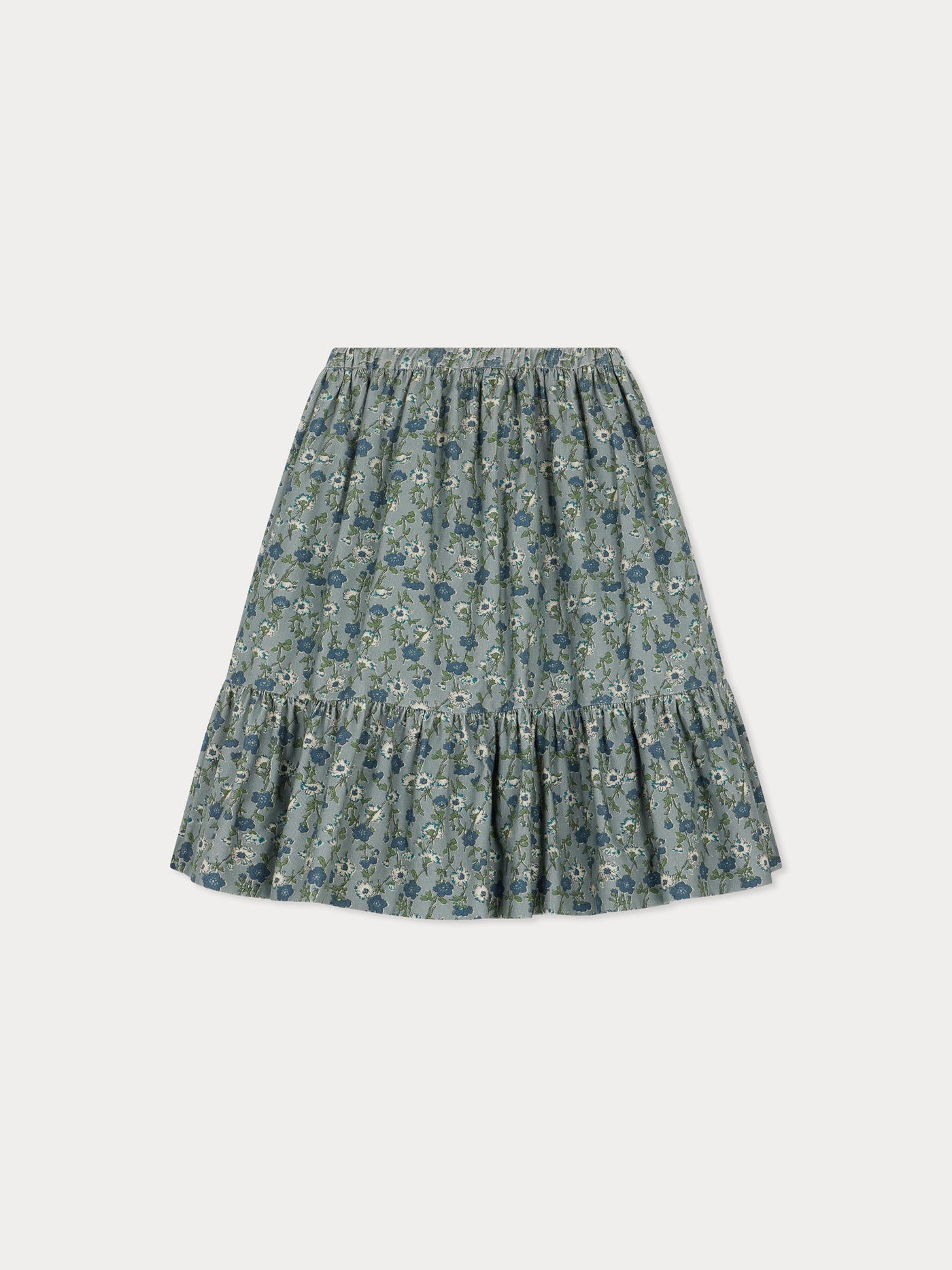 Daisy skirt with elasticated waist in Liberty fabric velvet