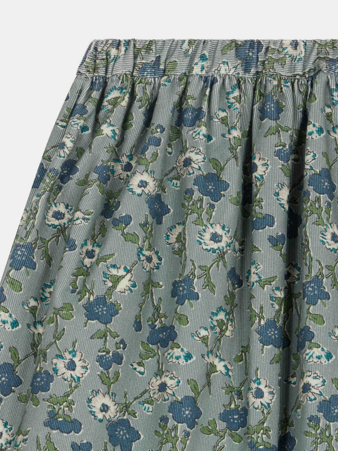 Daisy skirt with elasticated waist in Liberty fabric velvet