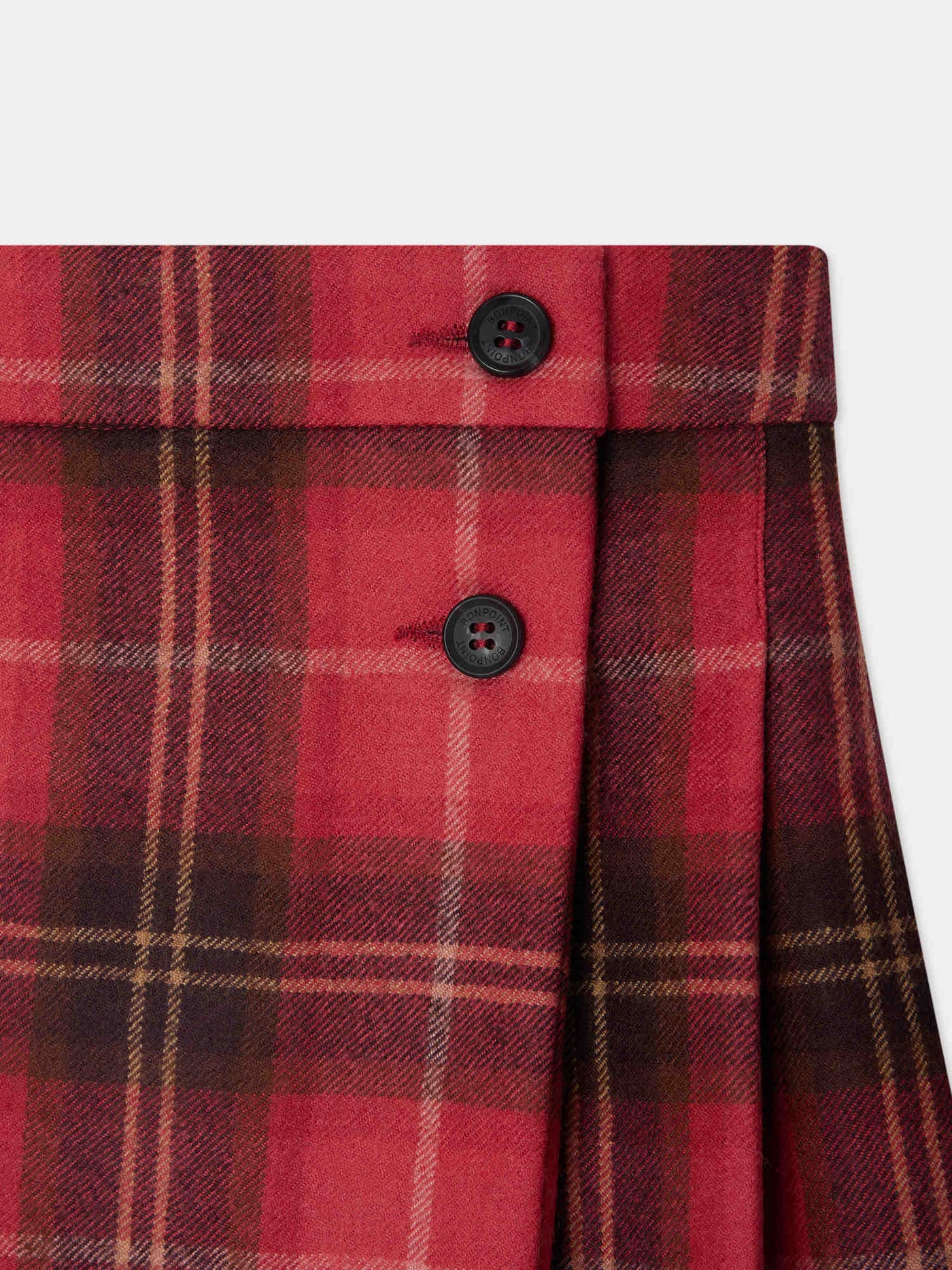 Talissa wool kilt skirt