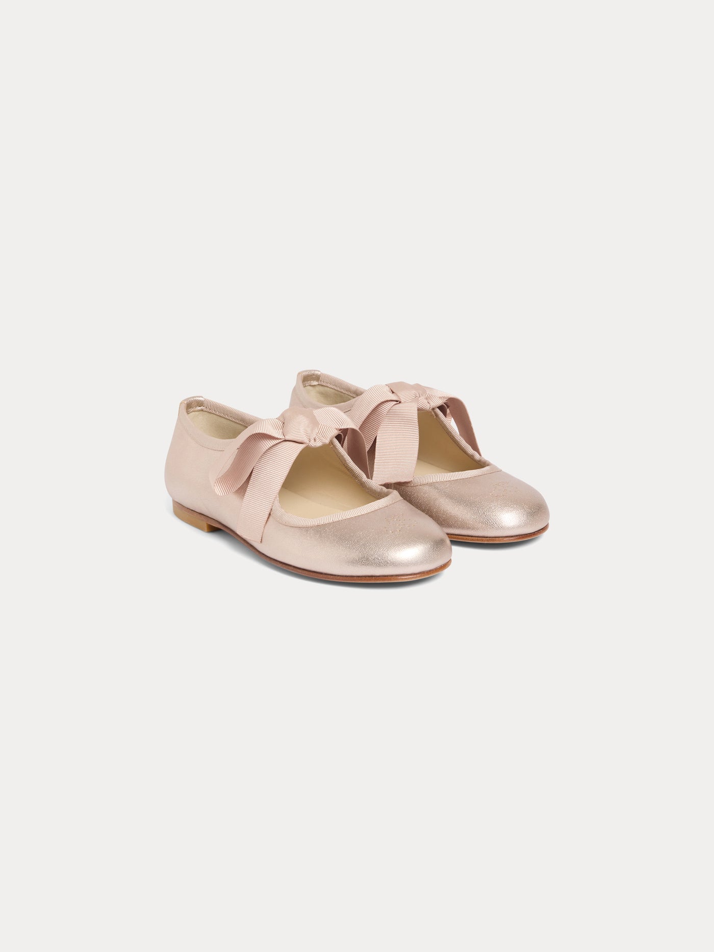 Jany ballerinas in rose gold leather