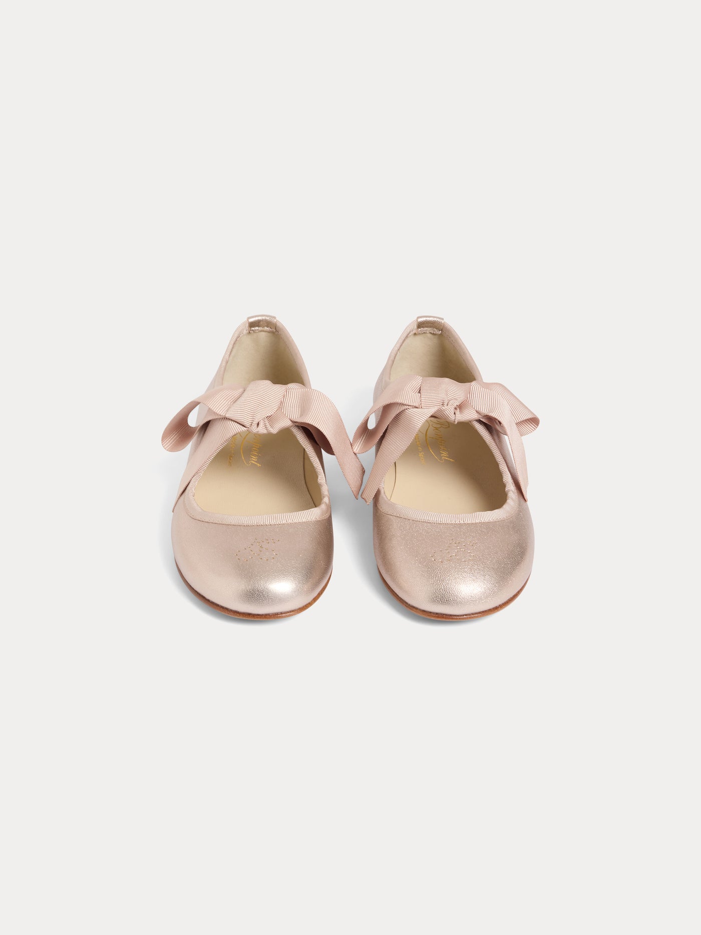 Jany ballerinas in rose gold leather