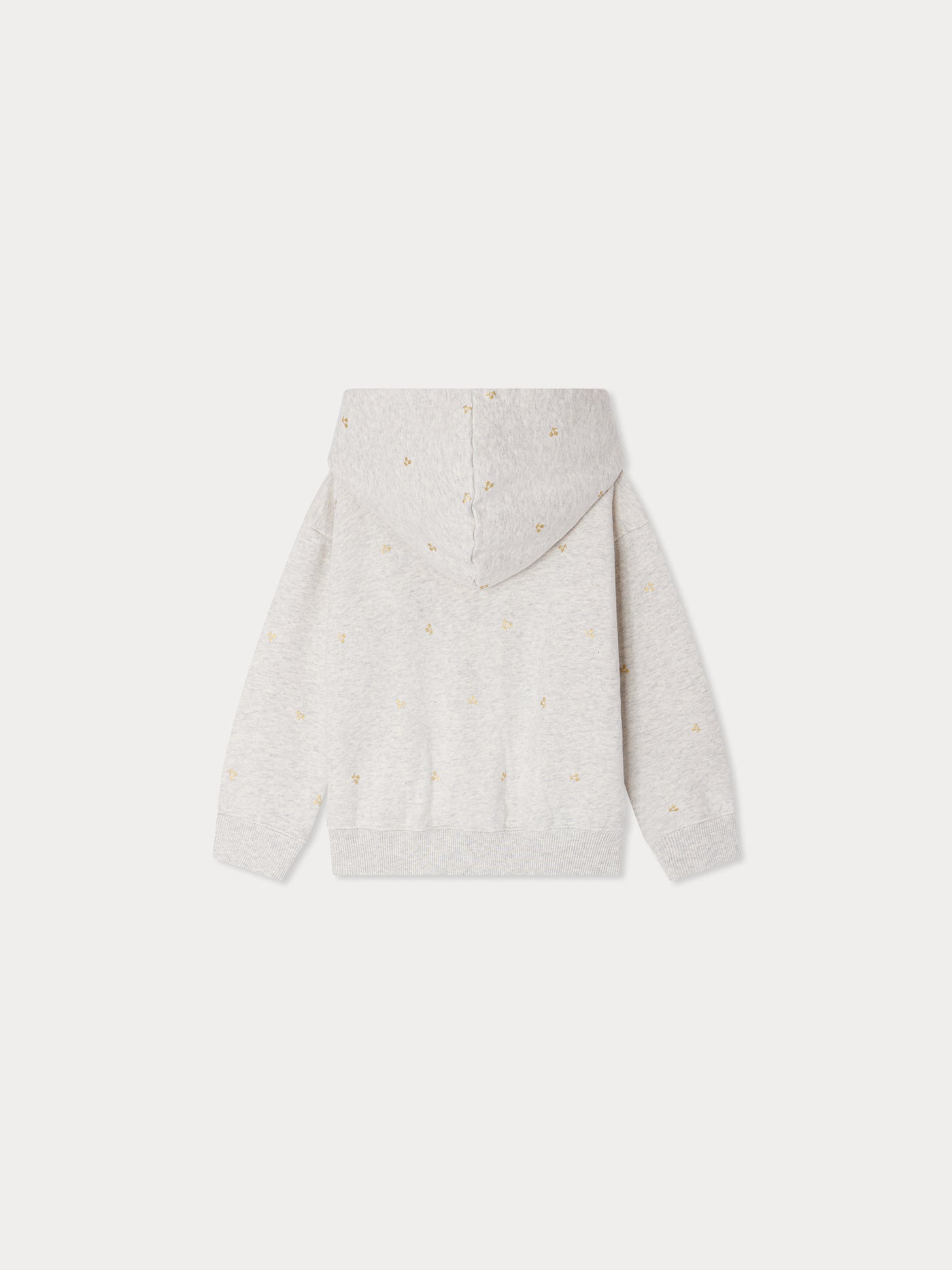 Talent organic cotton copper cherry print hoodie