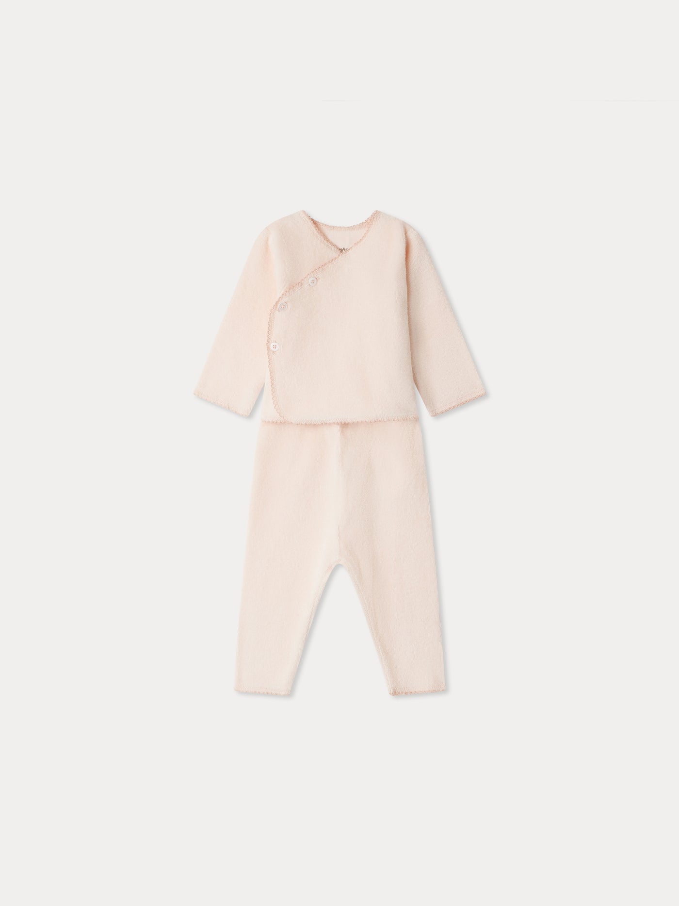 Julia organic cotton crossover terry cloth set