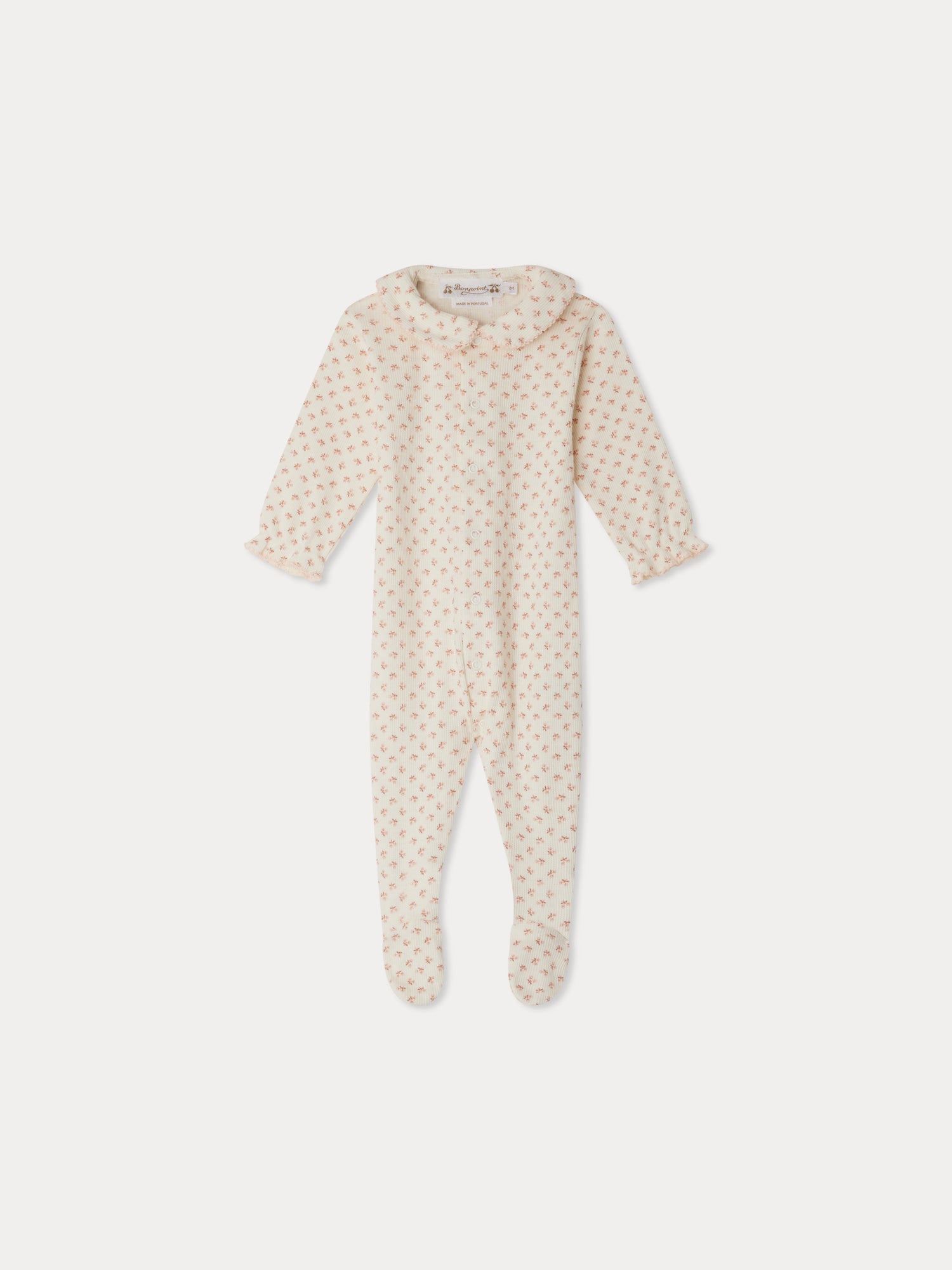 Bonpoint チェック　ロンパース　18M LILI et NENE ベビー BONPOINT ベビー ウィークリーロンパース