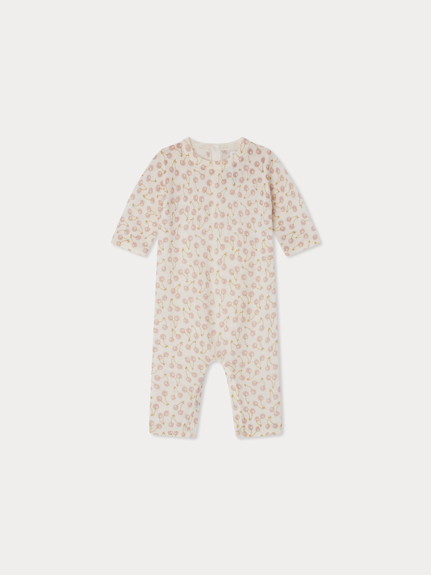 Tilouana cherry print wool jumpsuit