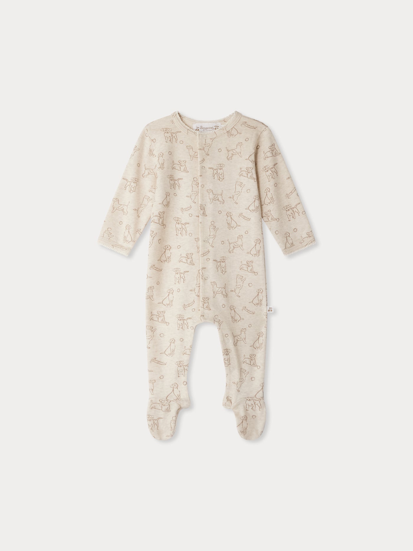 Golco Organic Cotton Dog Print Pajamas