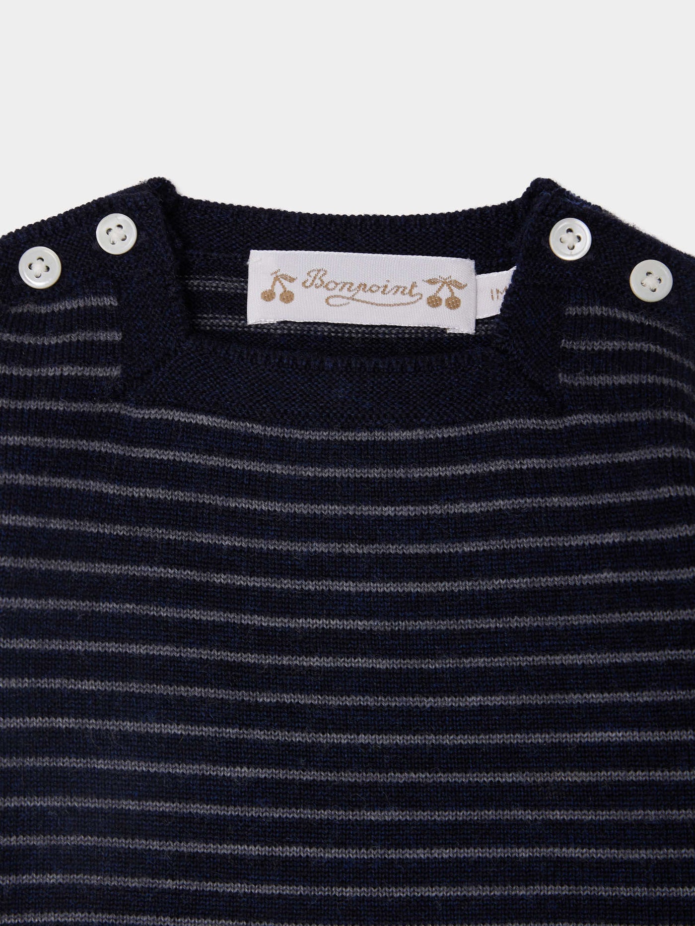 Joe striped wool square neck set