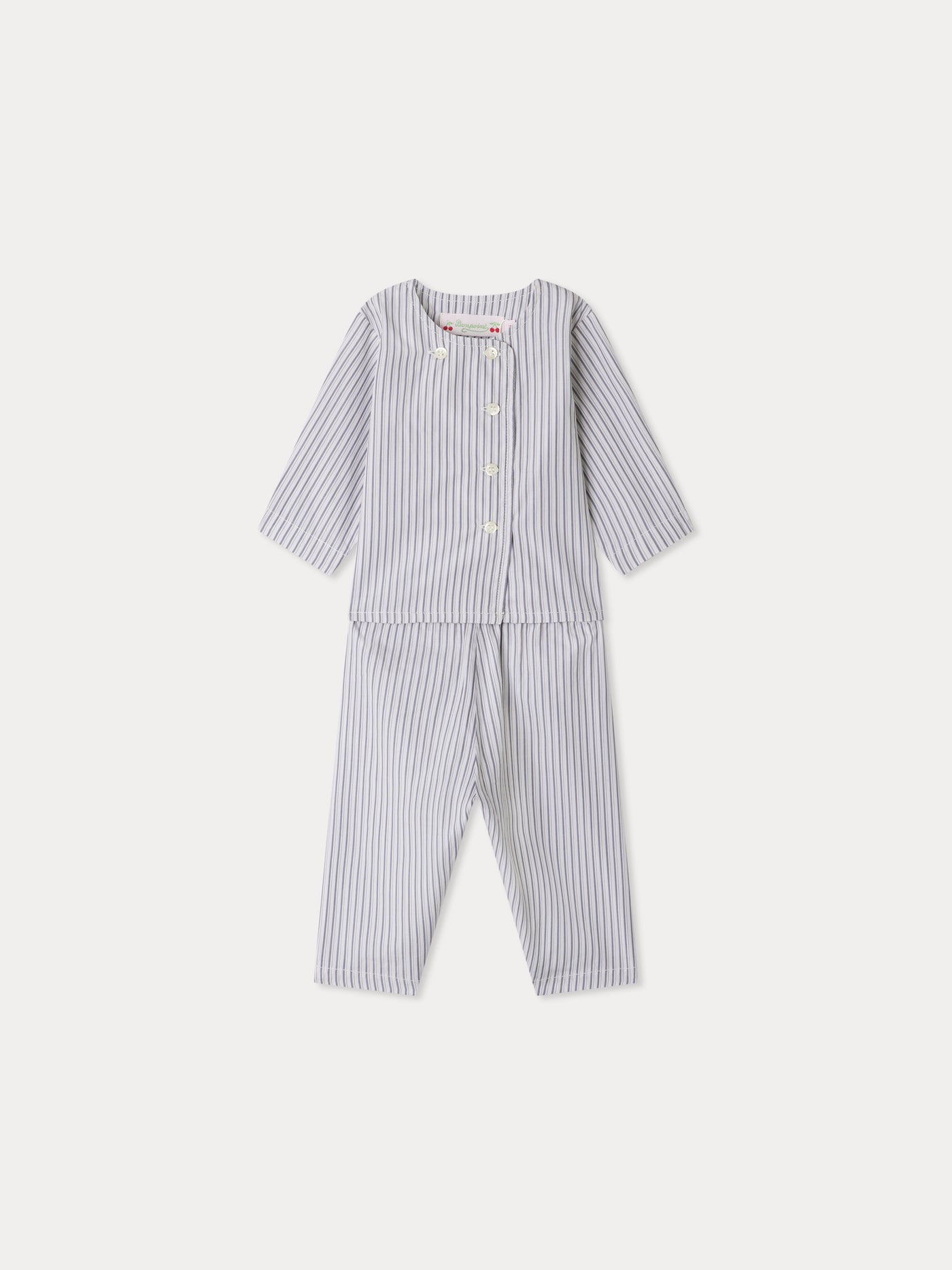Julio striped cotton poplin set