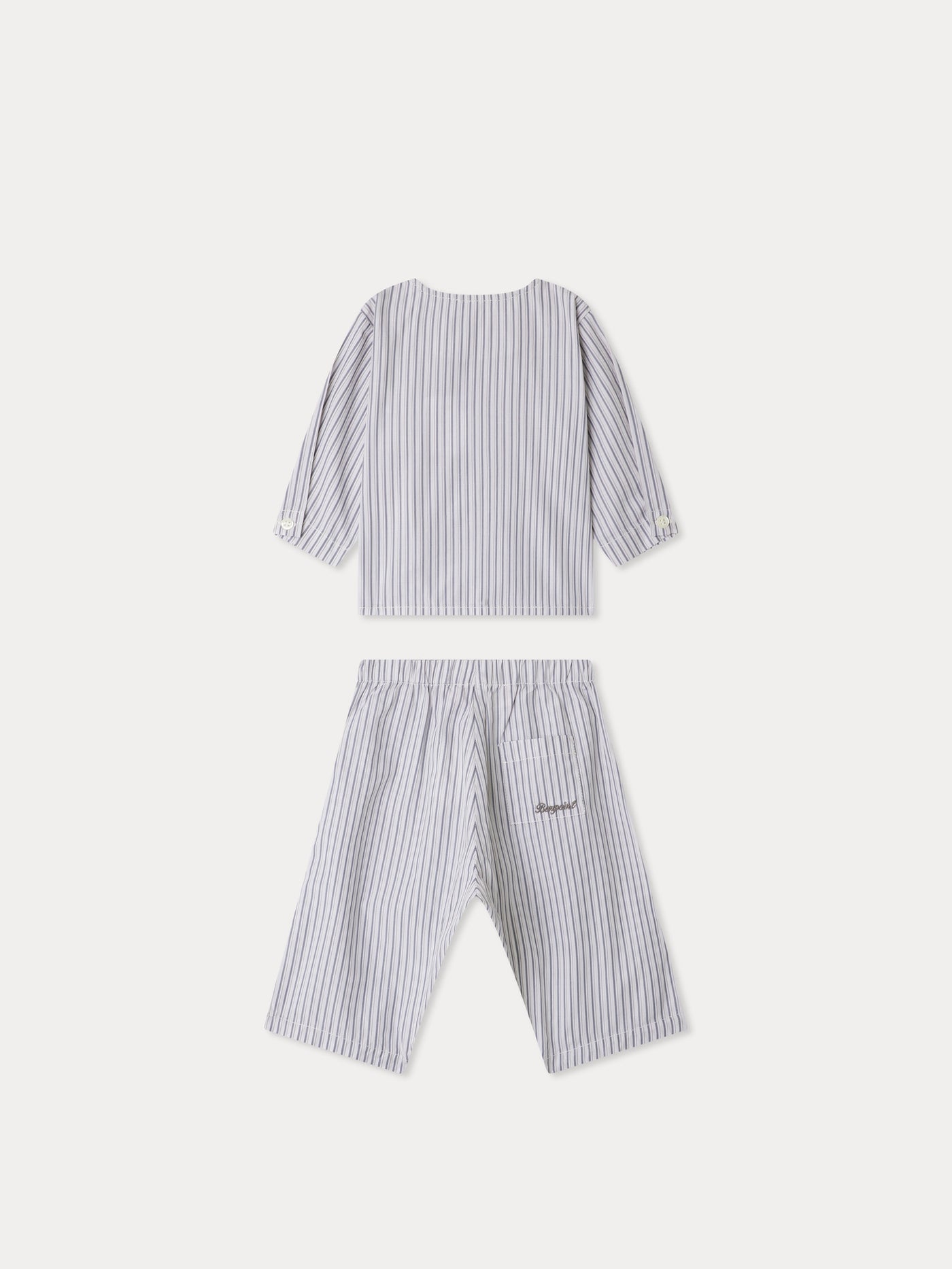 Julio striped cotton poplin set