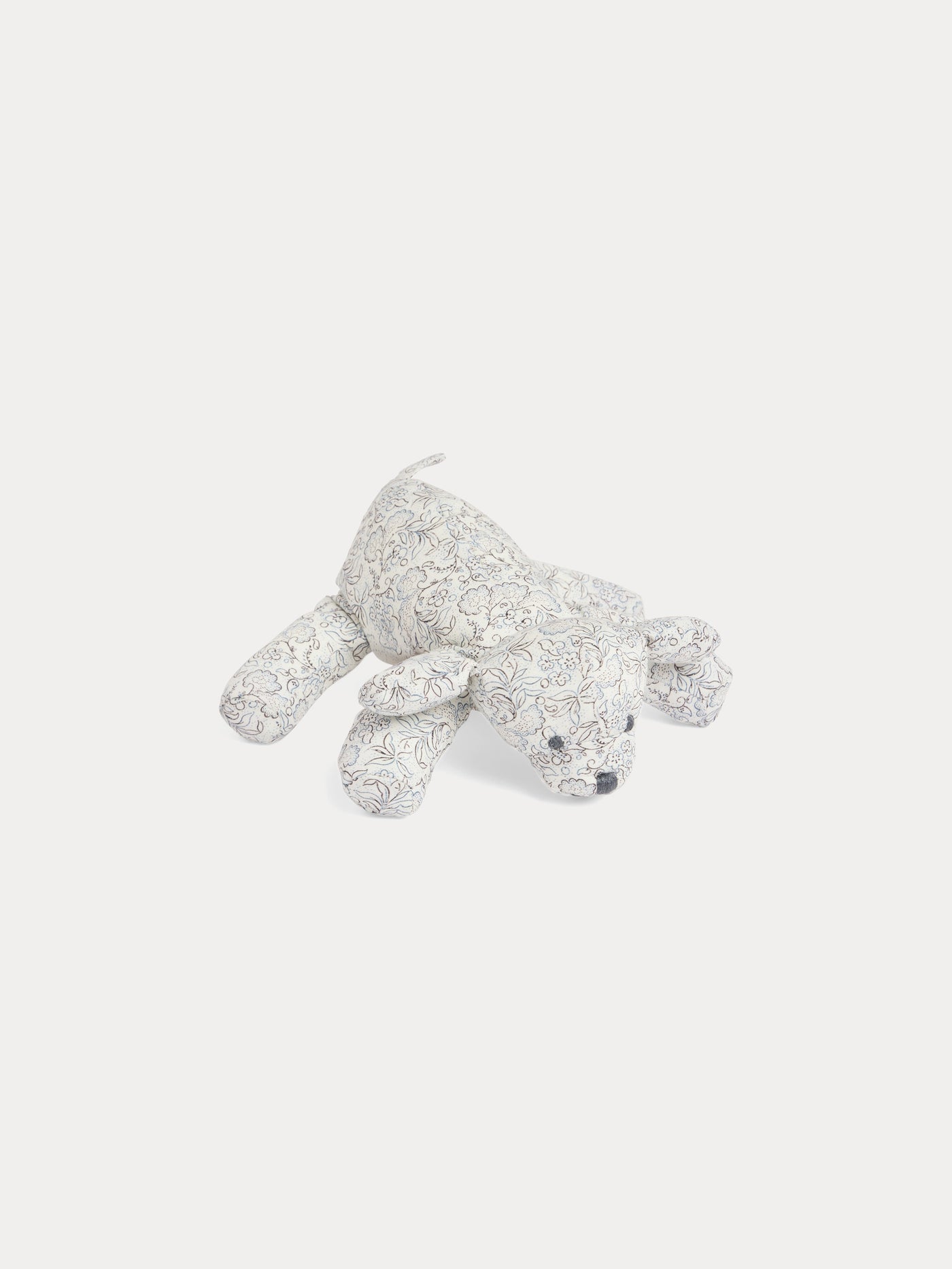 Aimée dog comforter with blue floral print