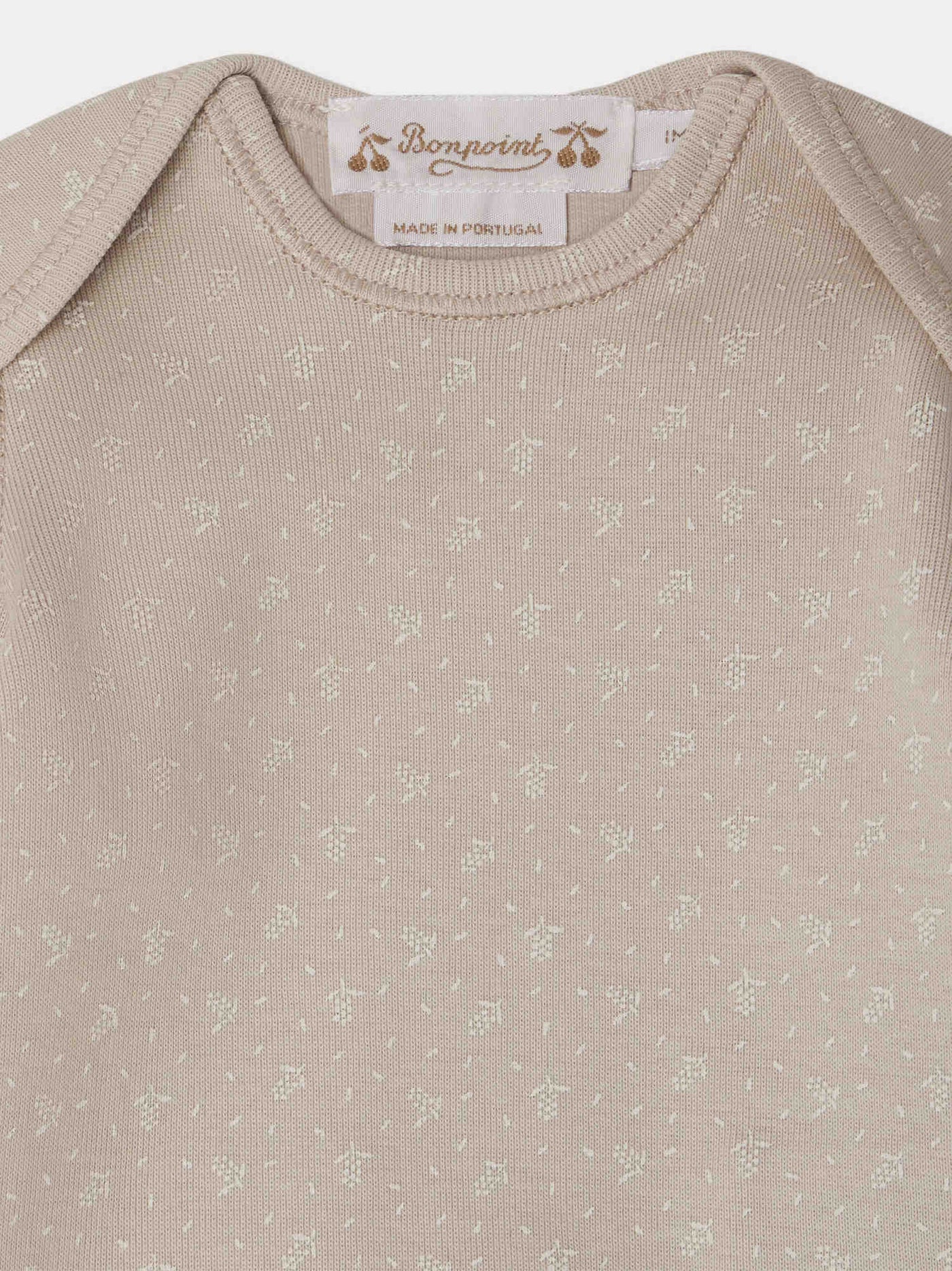 Timi printed set with American neckline in organic cotton