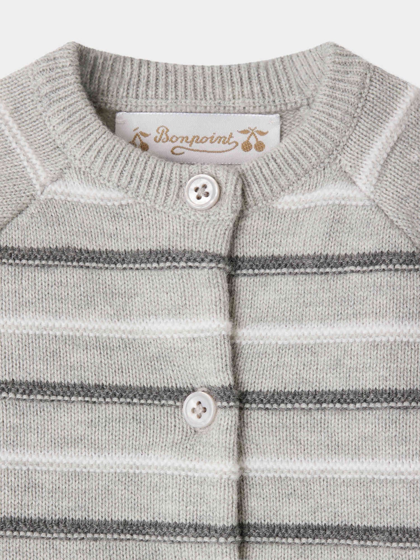 Justio gray striped set