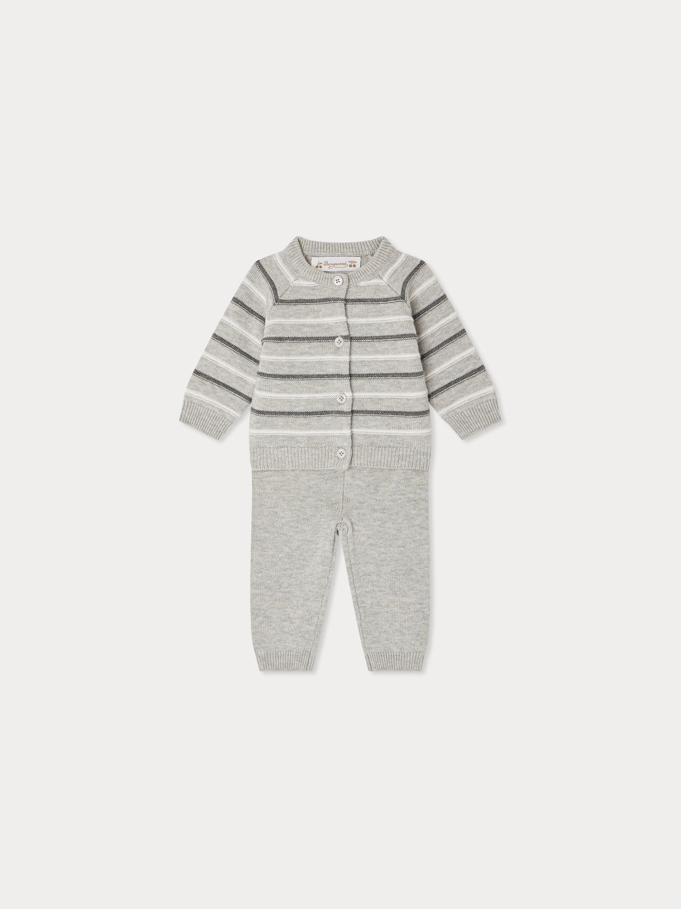 Justio grey striped set