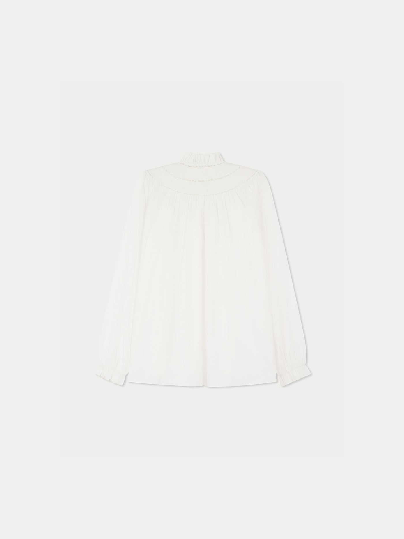 Jaimara organic cotton lace blouse