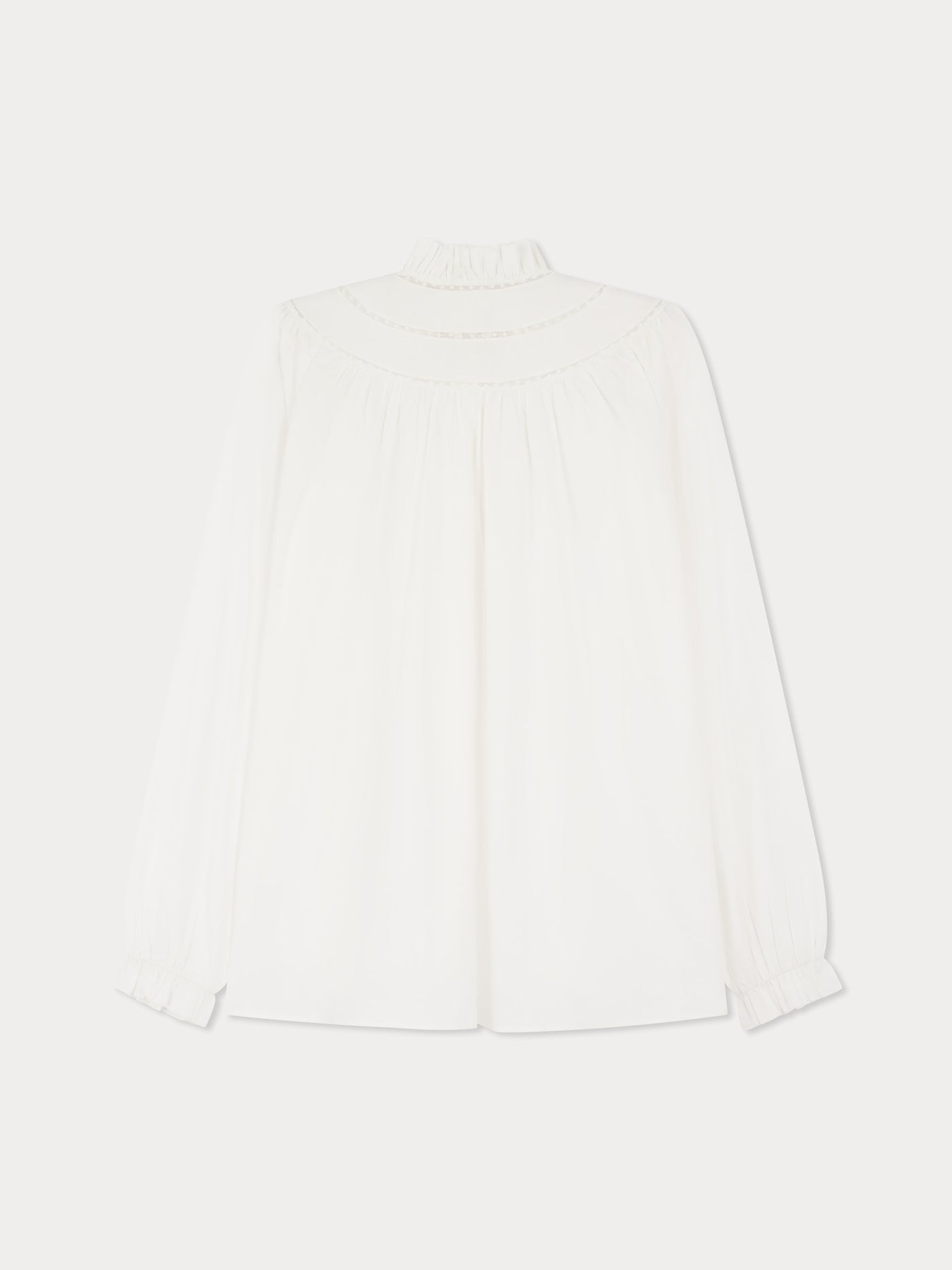 Jaimara organic cotton lace blouse