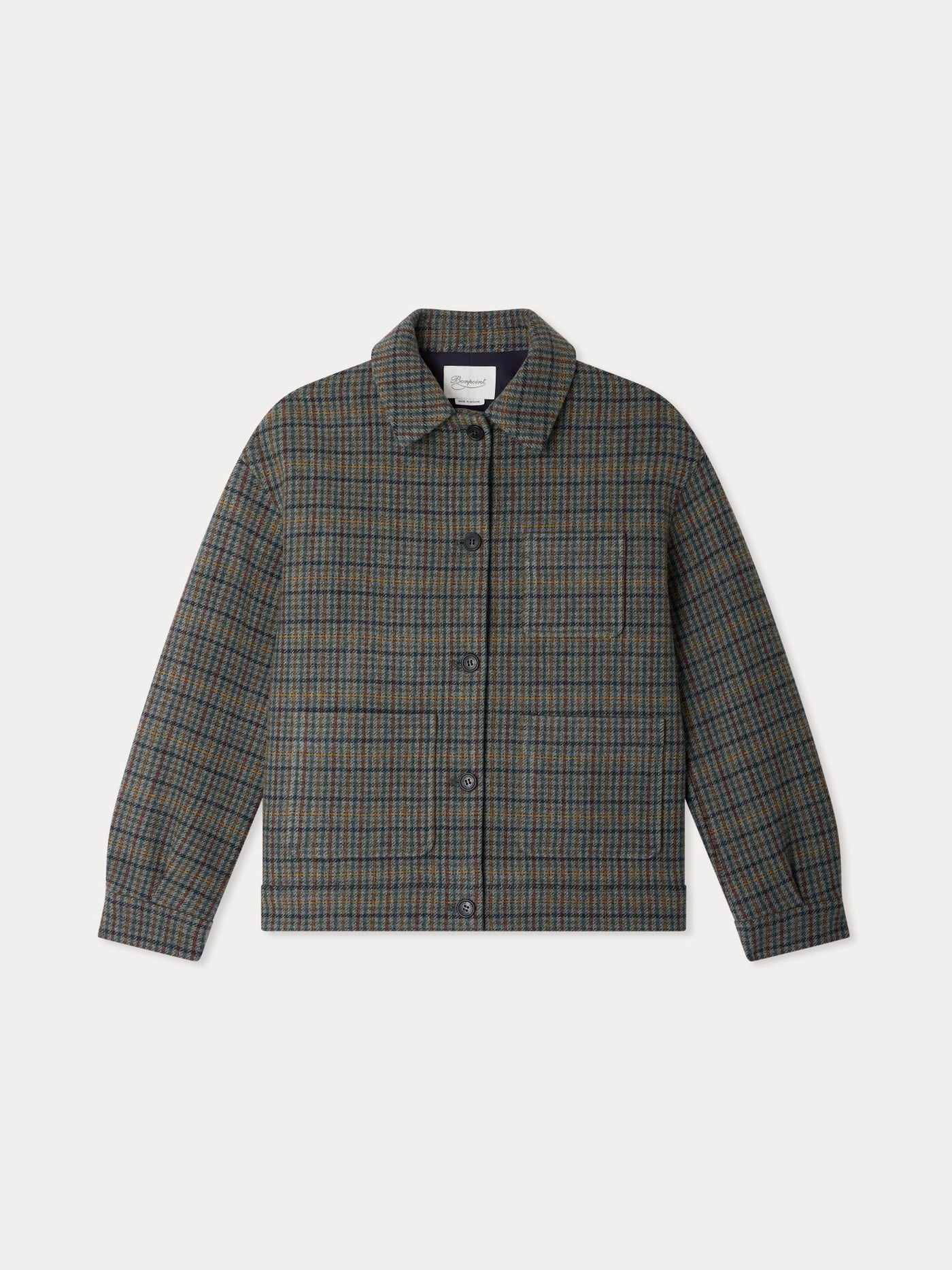 Jocket checked jacket in woollen cloth