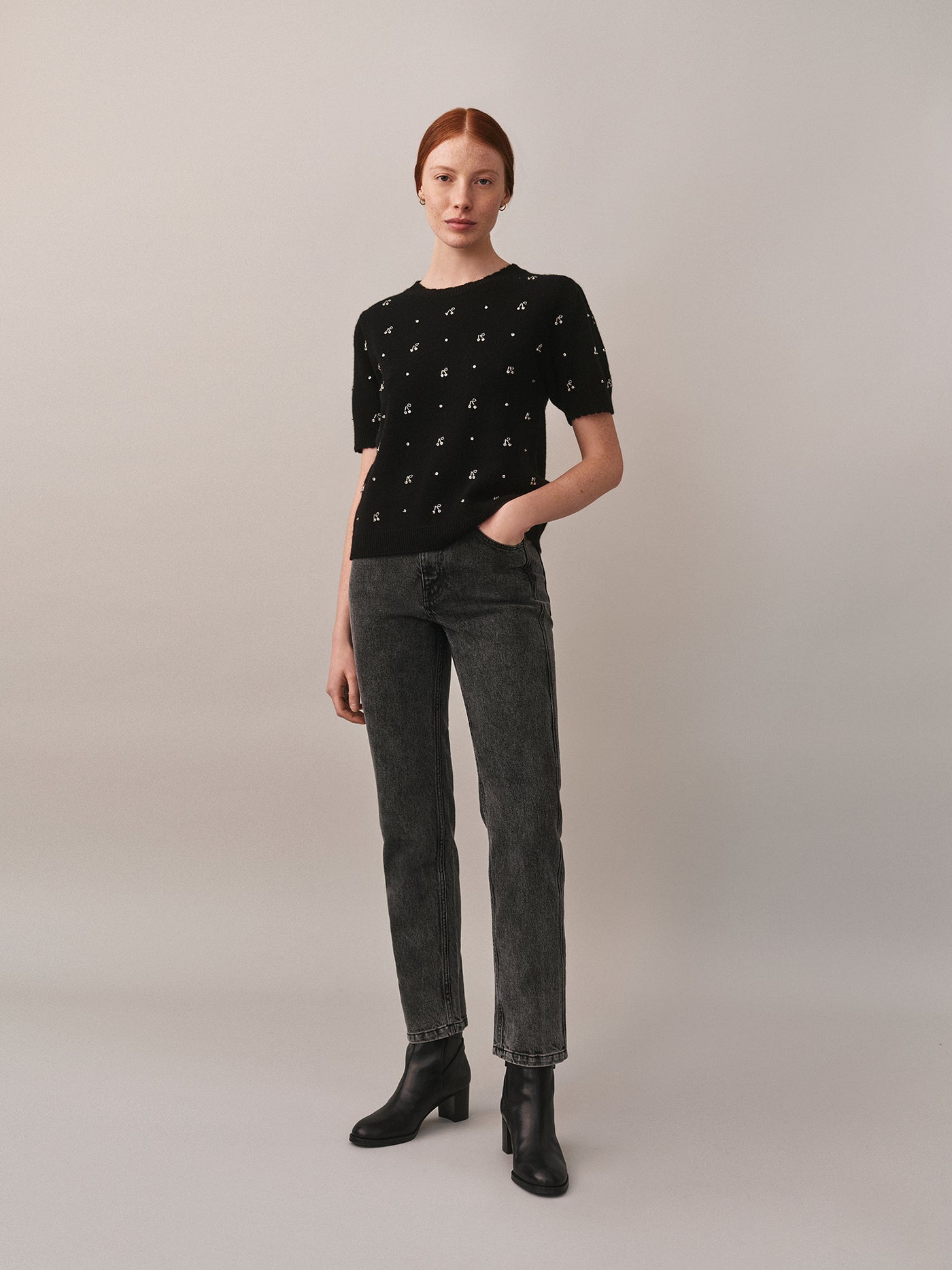 Jasp organic cotton mid-rise jeans